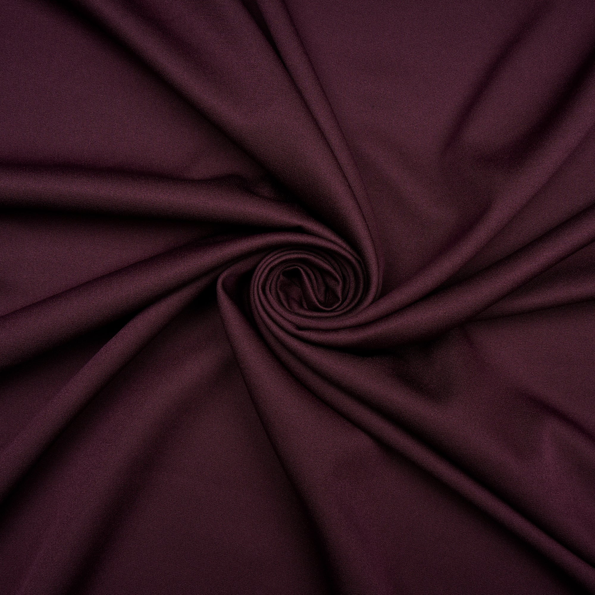 Purple Potion Solid Dyed Imported Banana Crepe Fabric (60" Width)
