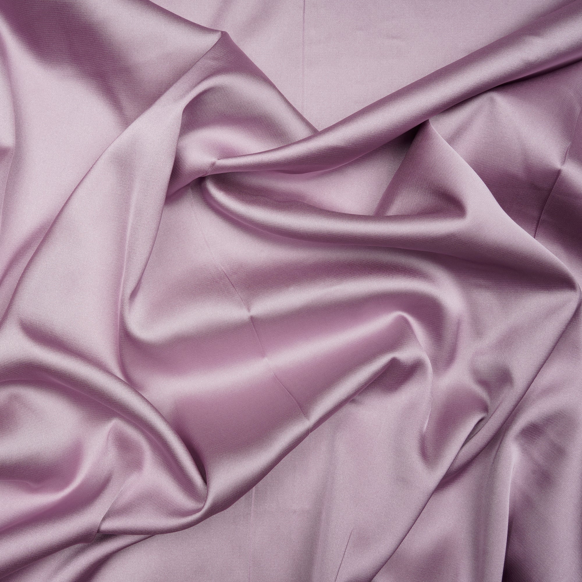 Mauve Mist Solid Dyed Imported Armani Satin Fabric (60" Width)