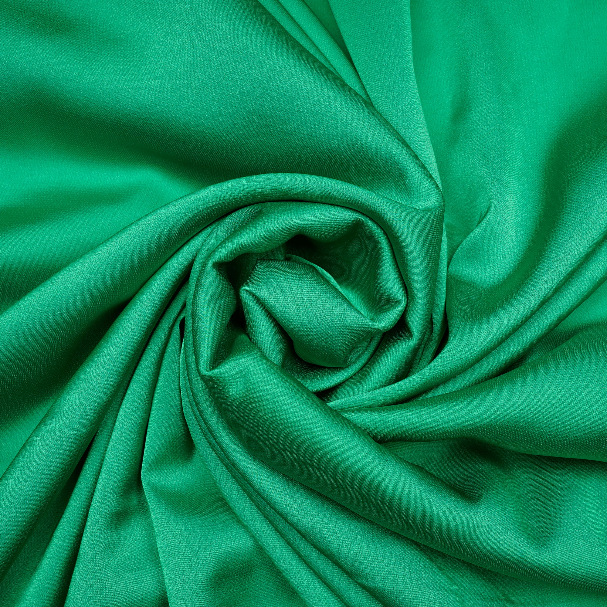 Kelly Green Solid Dyed Imported Armani Satin Fabric (60" Width)