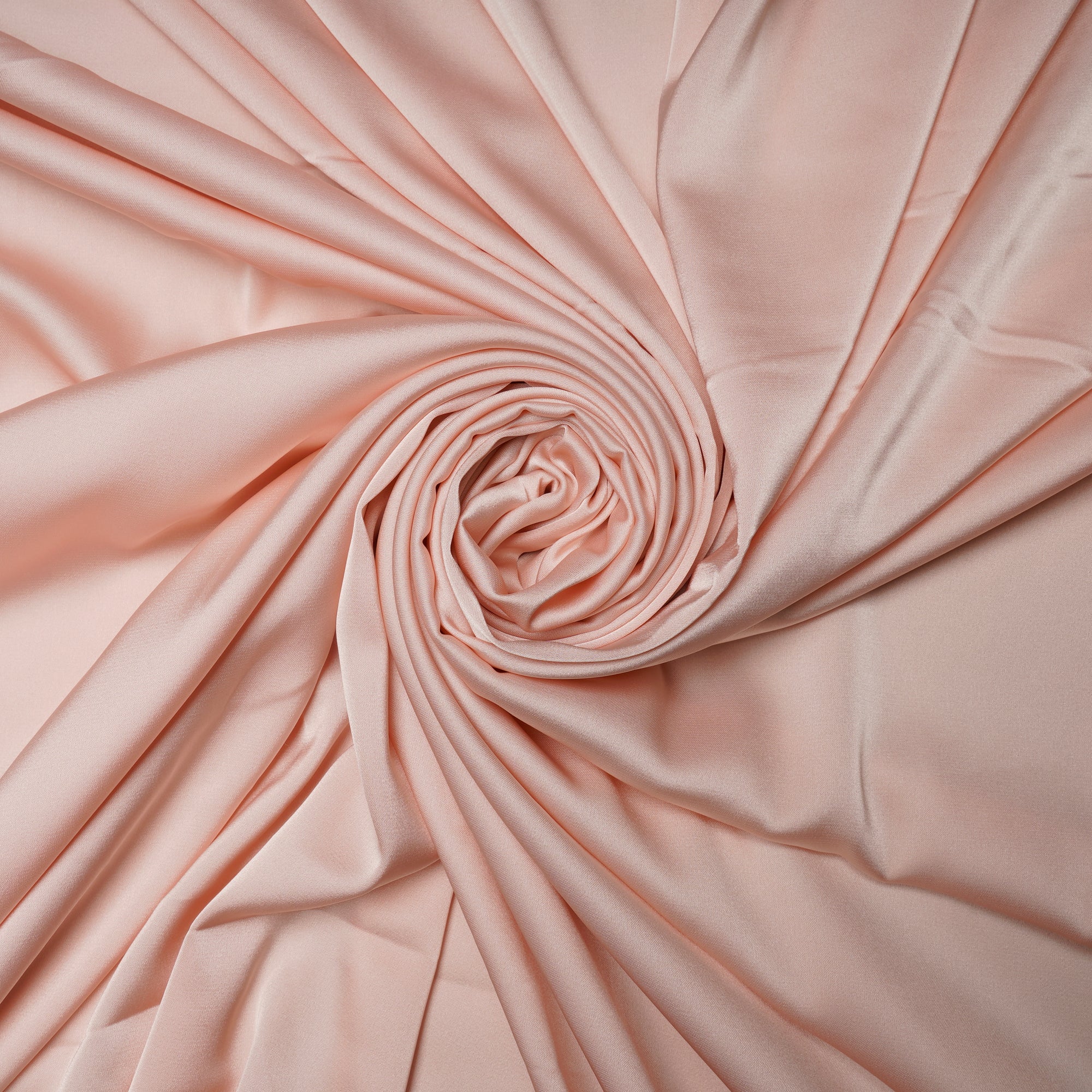 Pale Dogwood Solid Dyed Imported Armani Satin Fabric (60" Width)
