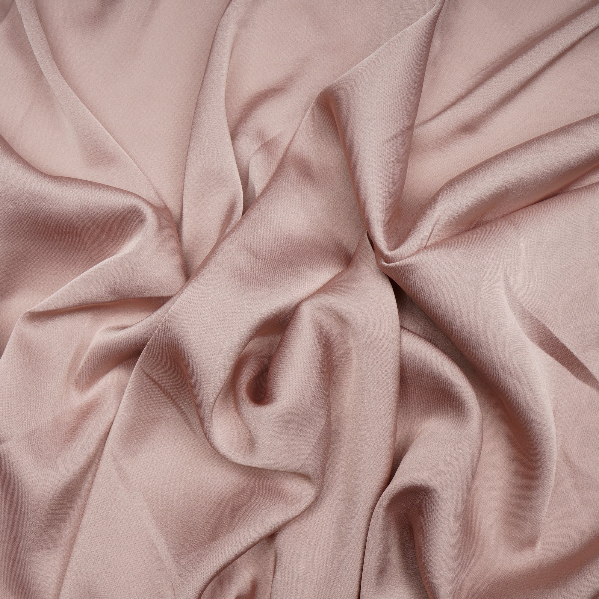 Silver Peony Solid Dyed Imported Armani Satin Fabric (60" Width)