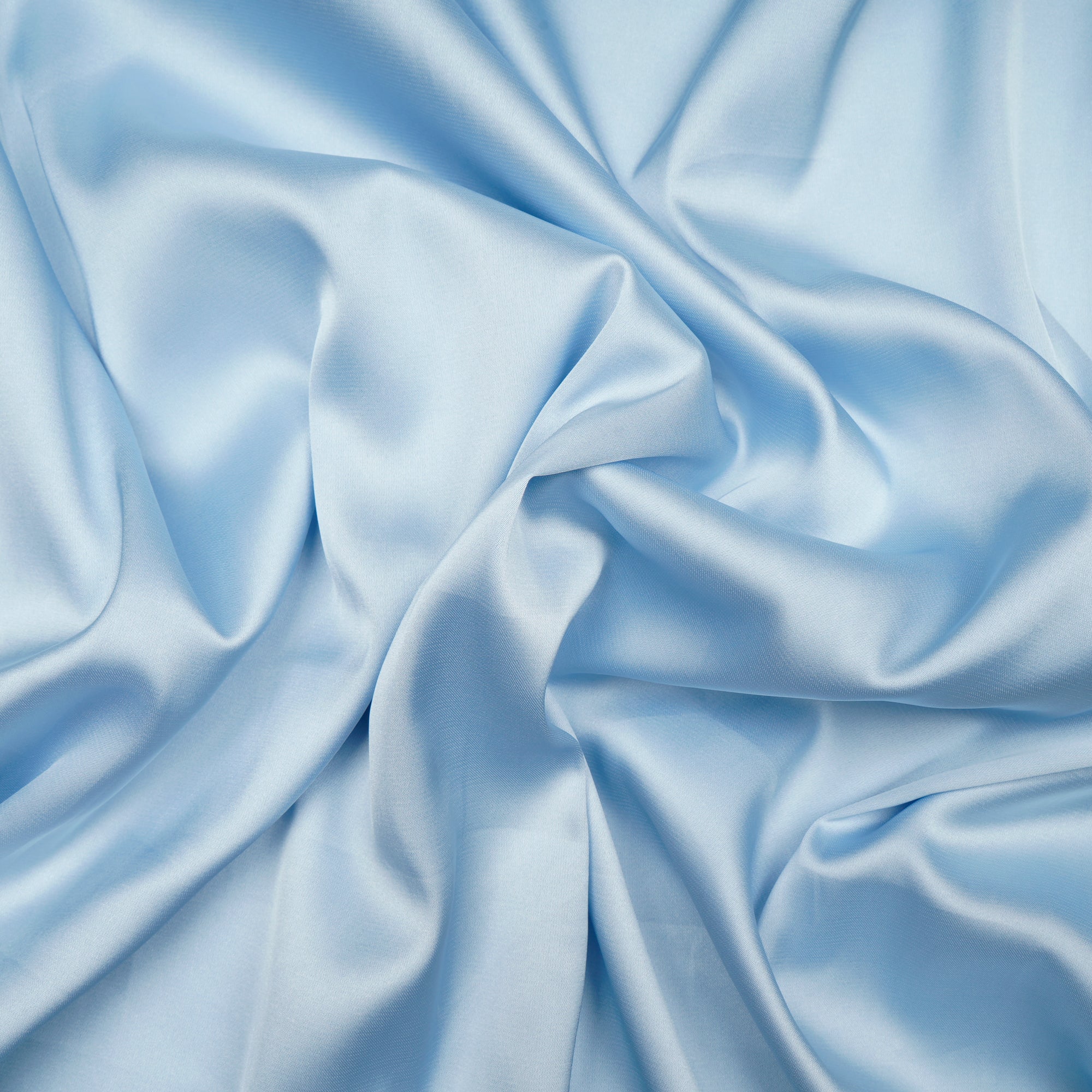 Ice Water Solid Dyed Imported Armani Satin Fabric (60" Width)