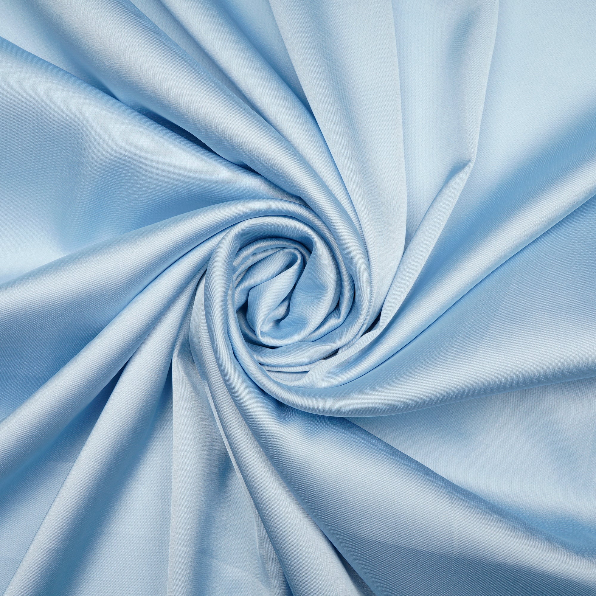 Ice Water Solid Dyed Imported Armani Satin Fabric (60" Width)
