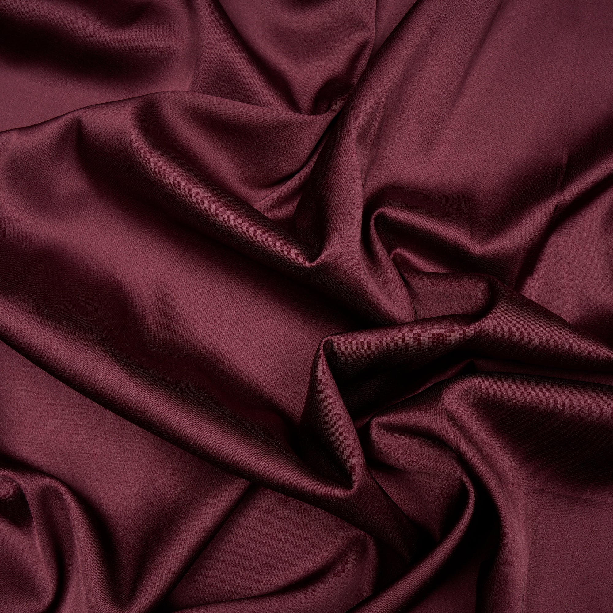 Rhubarb Solid Dyed Imported Armani Satin Fabric (60" Width)