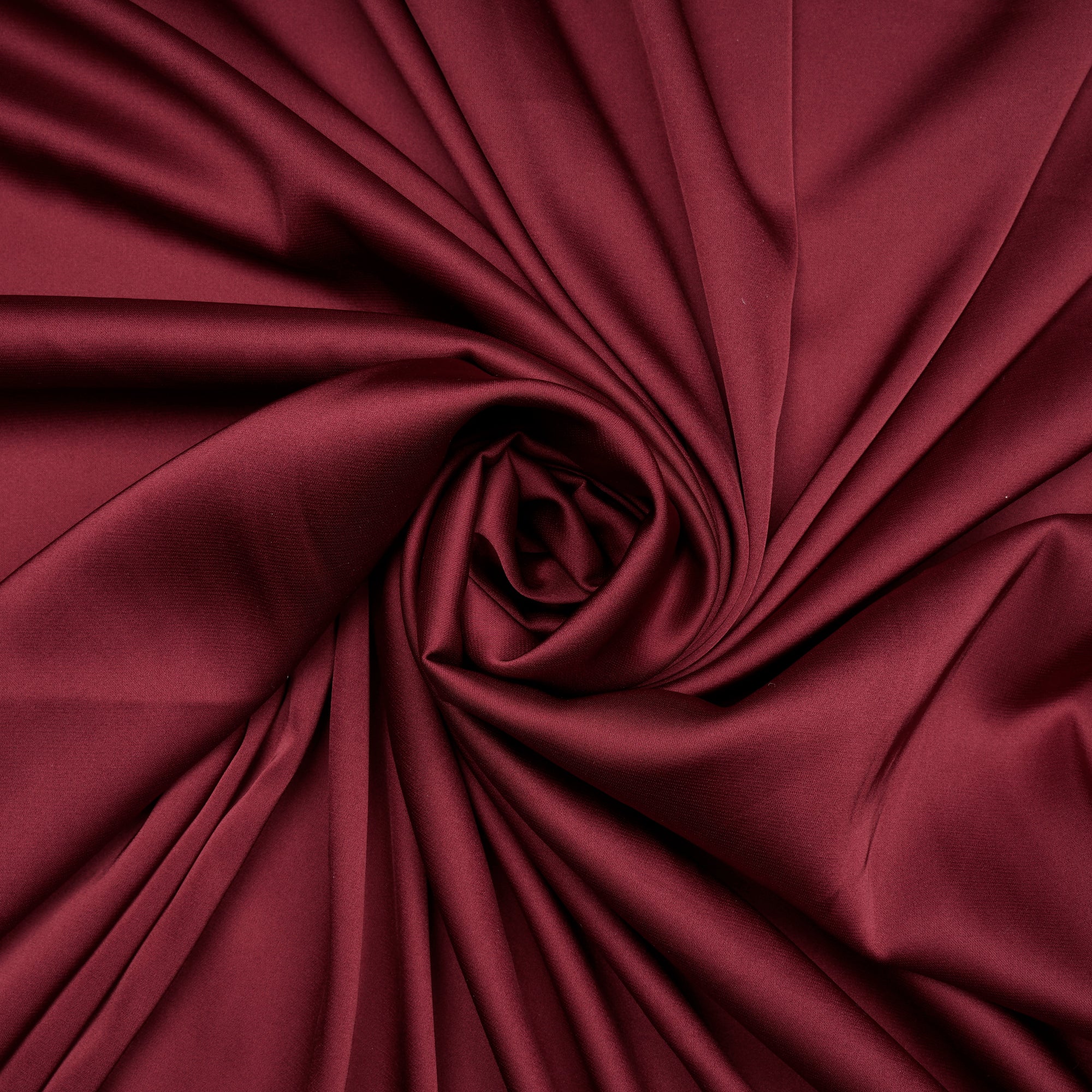 Biking Red Solid Dyed Imported Armani Satin Fabric (60" Width)