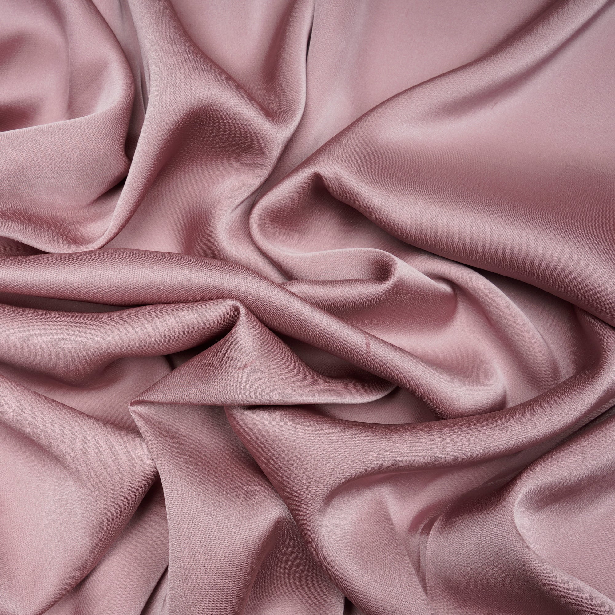 Woodrose Solid Dyed Imported Armani Satin Fabric (60" Width)