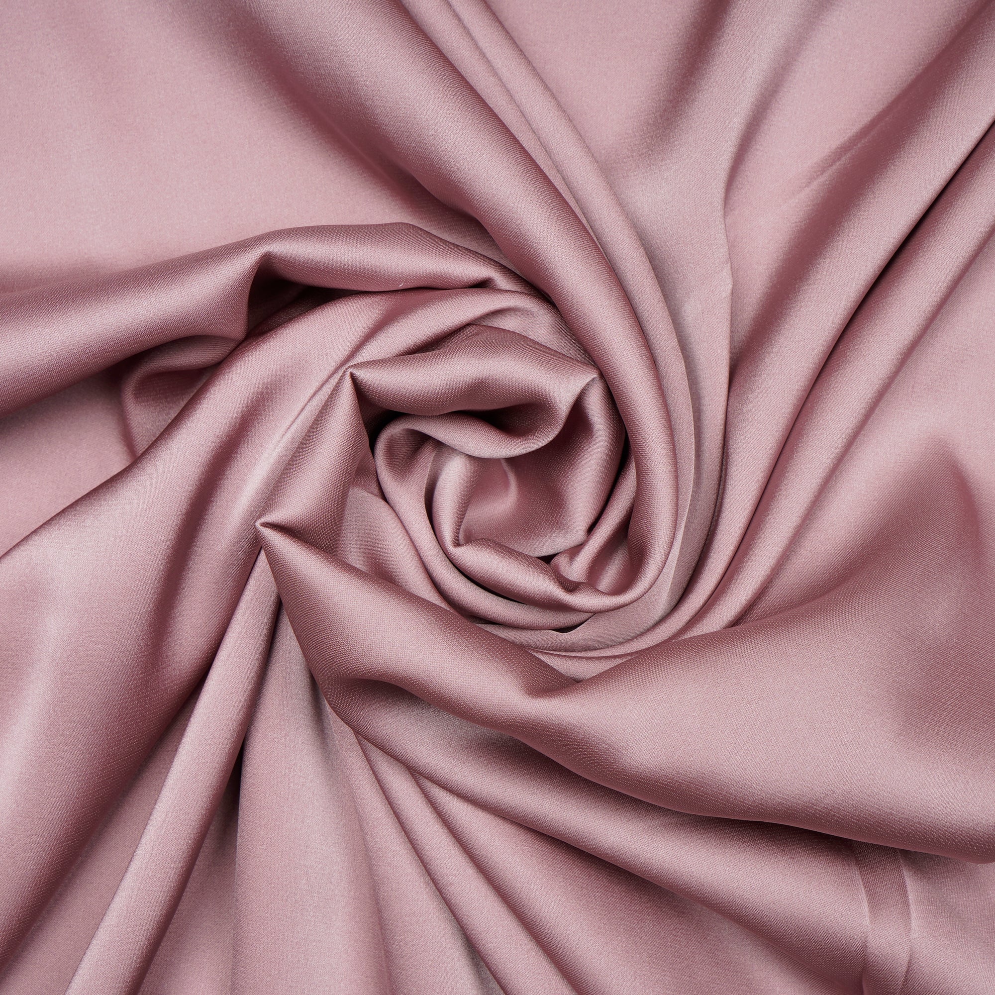 Woodrose Solid Dyed Imported Armani Satin Fabric (60" Width)