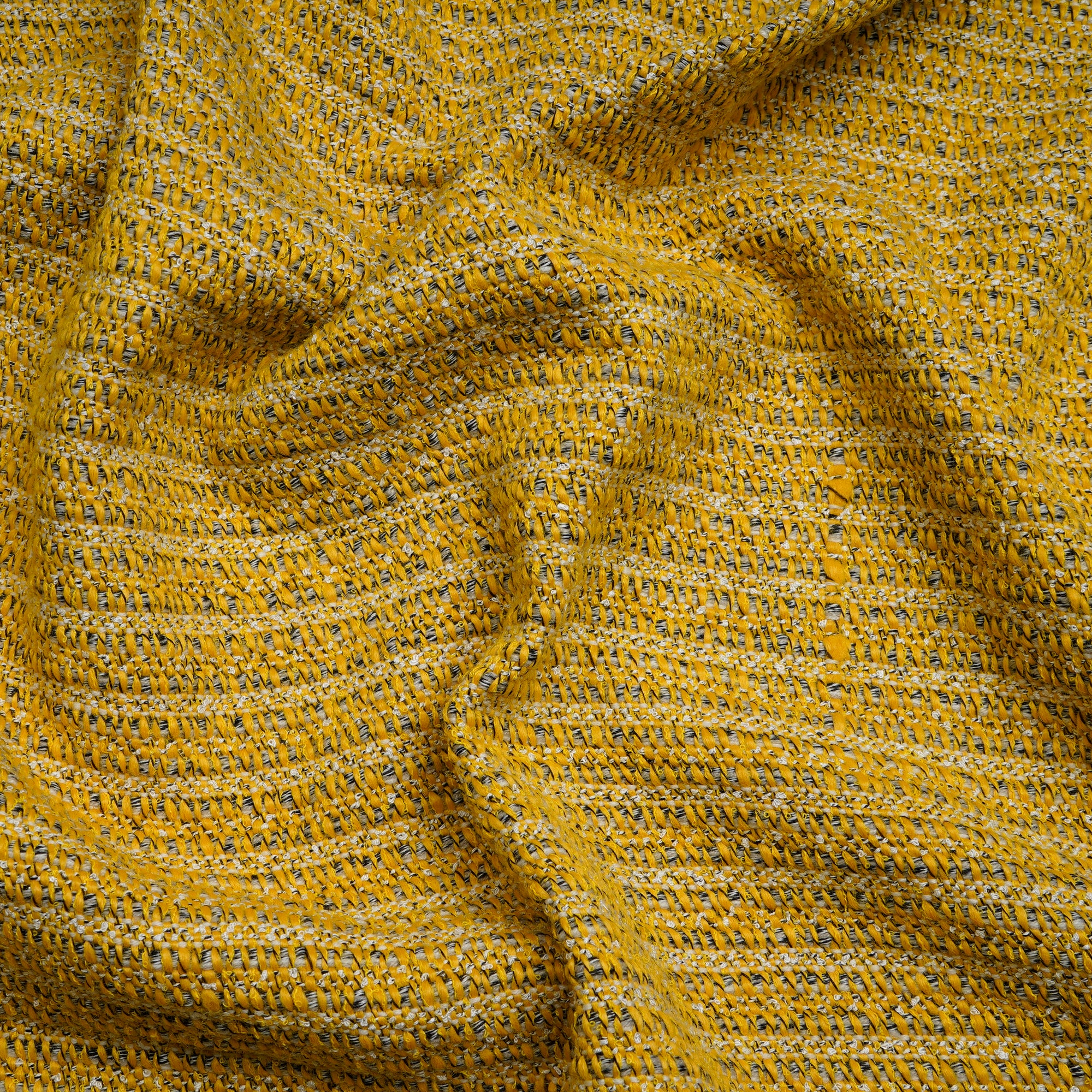 Yellow on sale tweed fabric