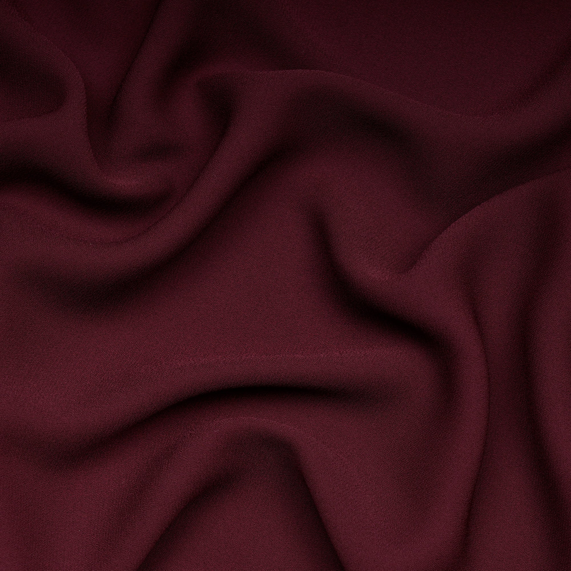 Zinfandel Solid Dyed Imported Royal Georgette Fabric (60" Width)