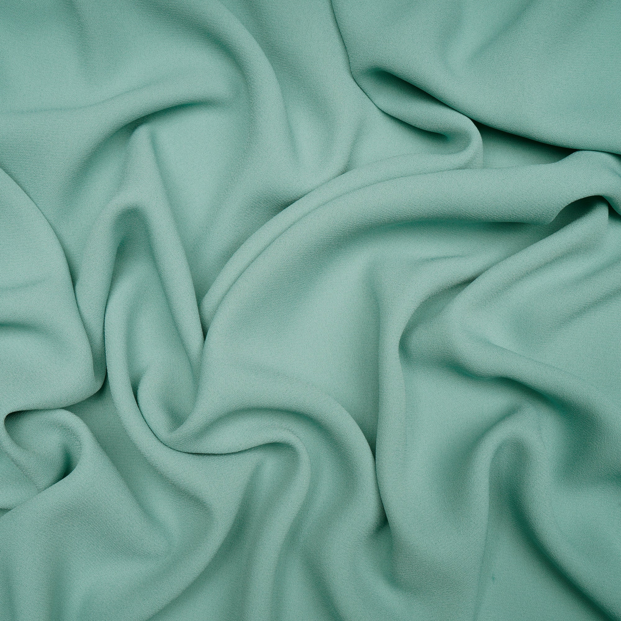 Grayed Jade Solid Dyed Imported Royal Georgette Fabric (60" Width)