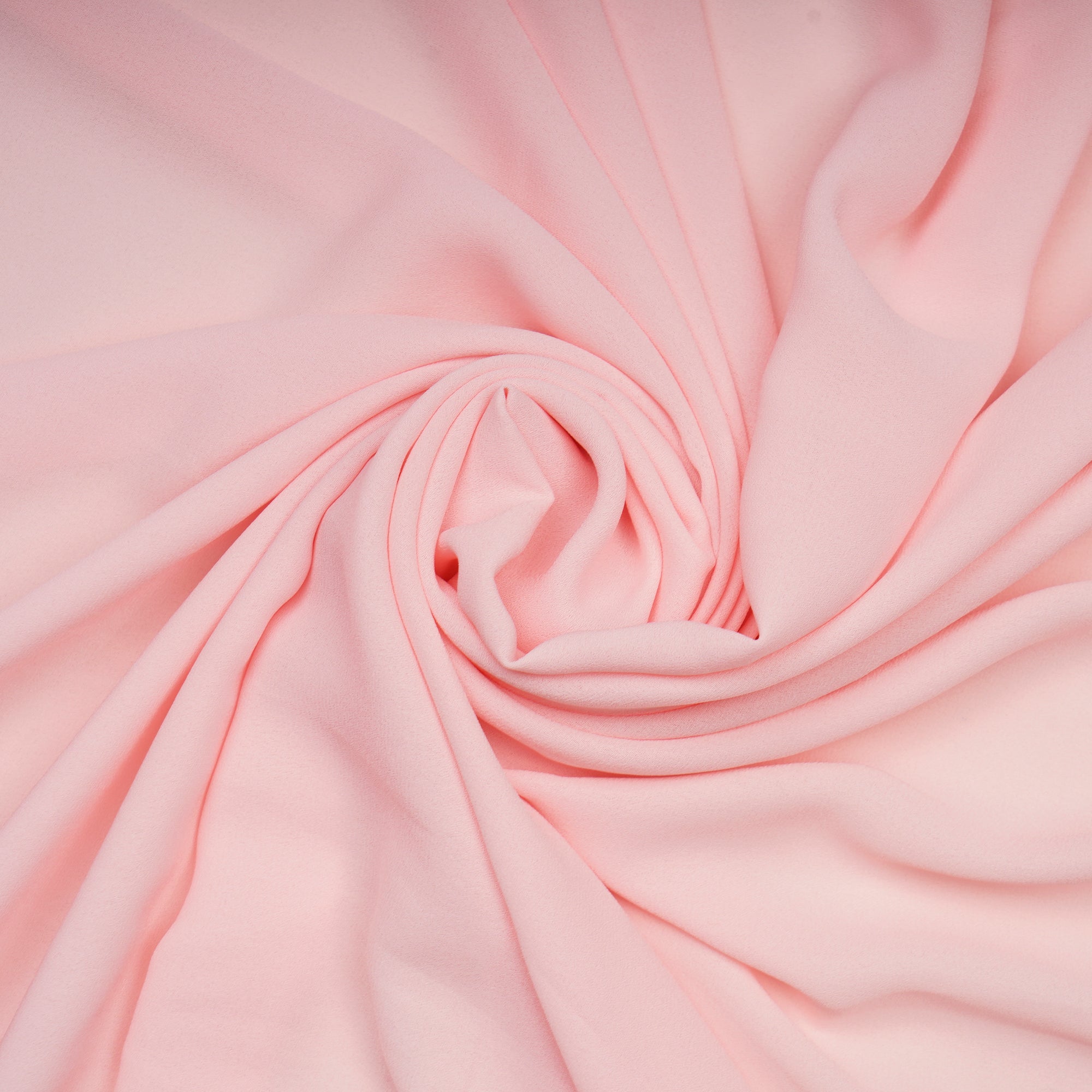 Pink Dogwood Solid Dyed Imported Royal Georgette Fabric (60" Width)