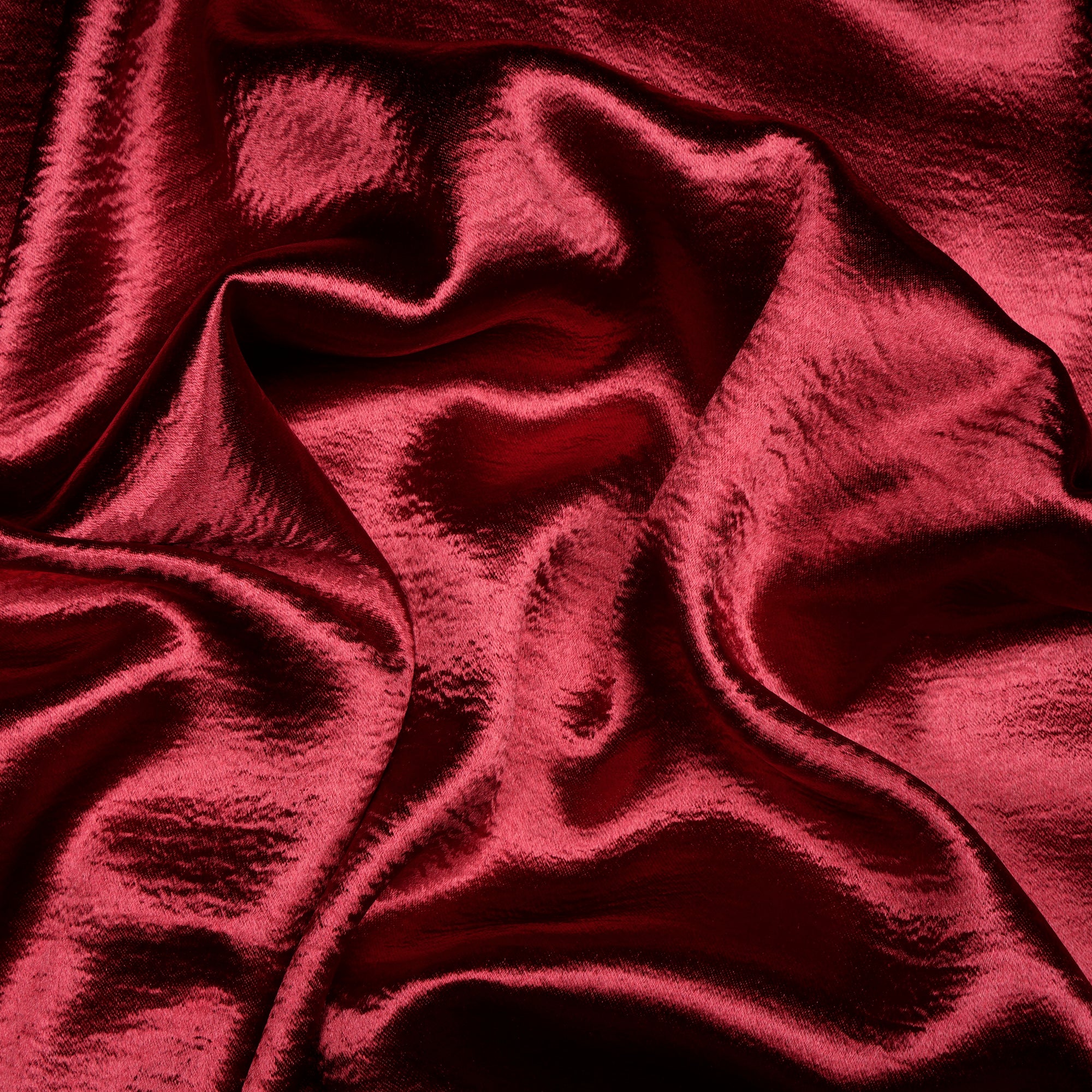 Maroon Solid Dyed Imported Lido Satin Fabric (60" Width)