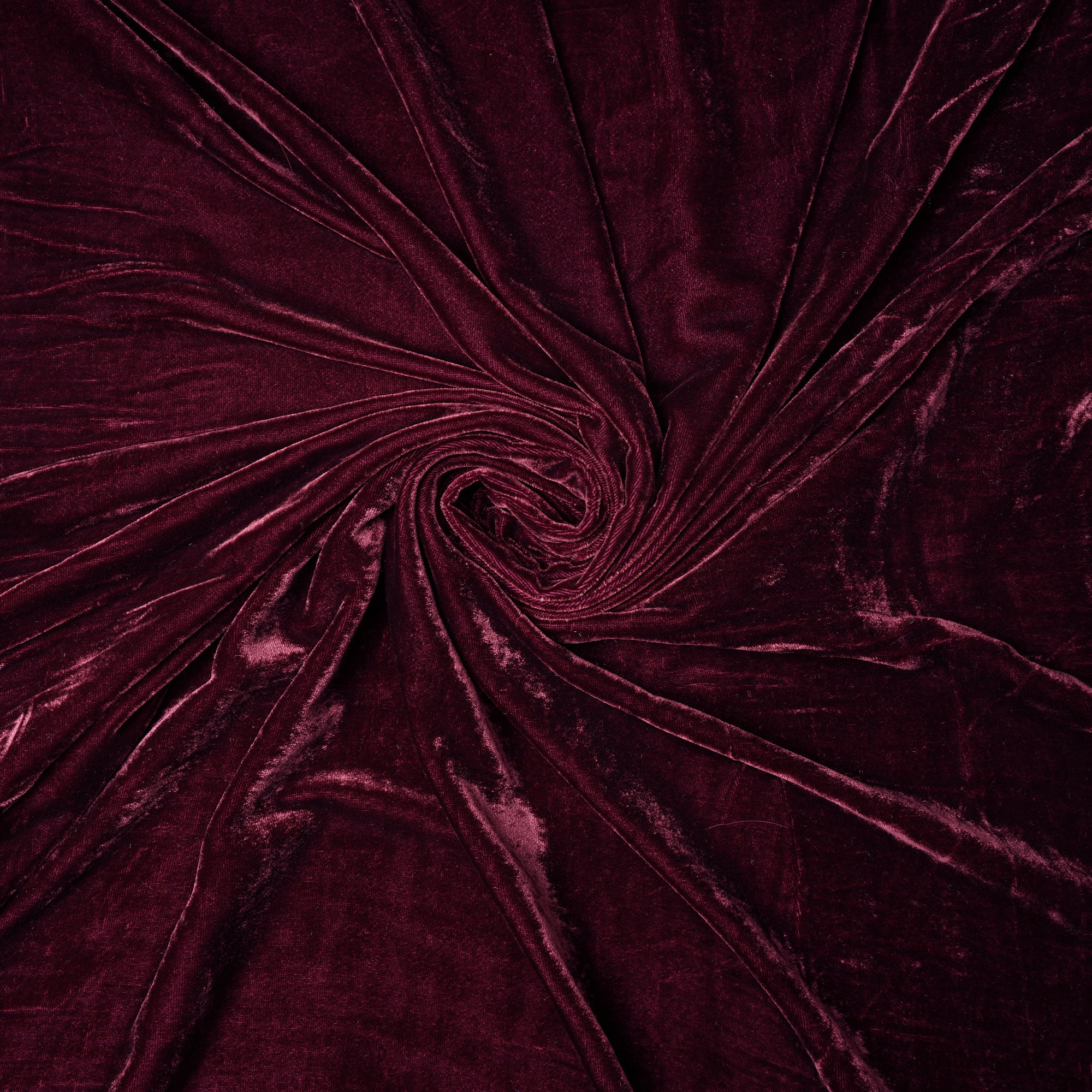 Cabernet Imported Silk Velvet Fabric