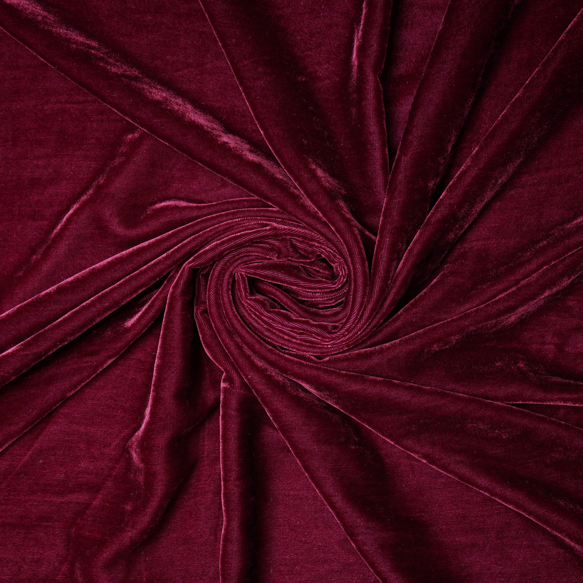 Sangria Imported Silk Velvet Fabric