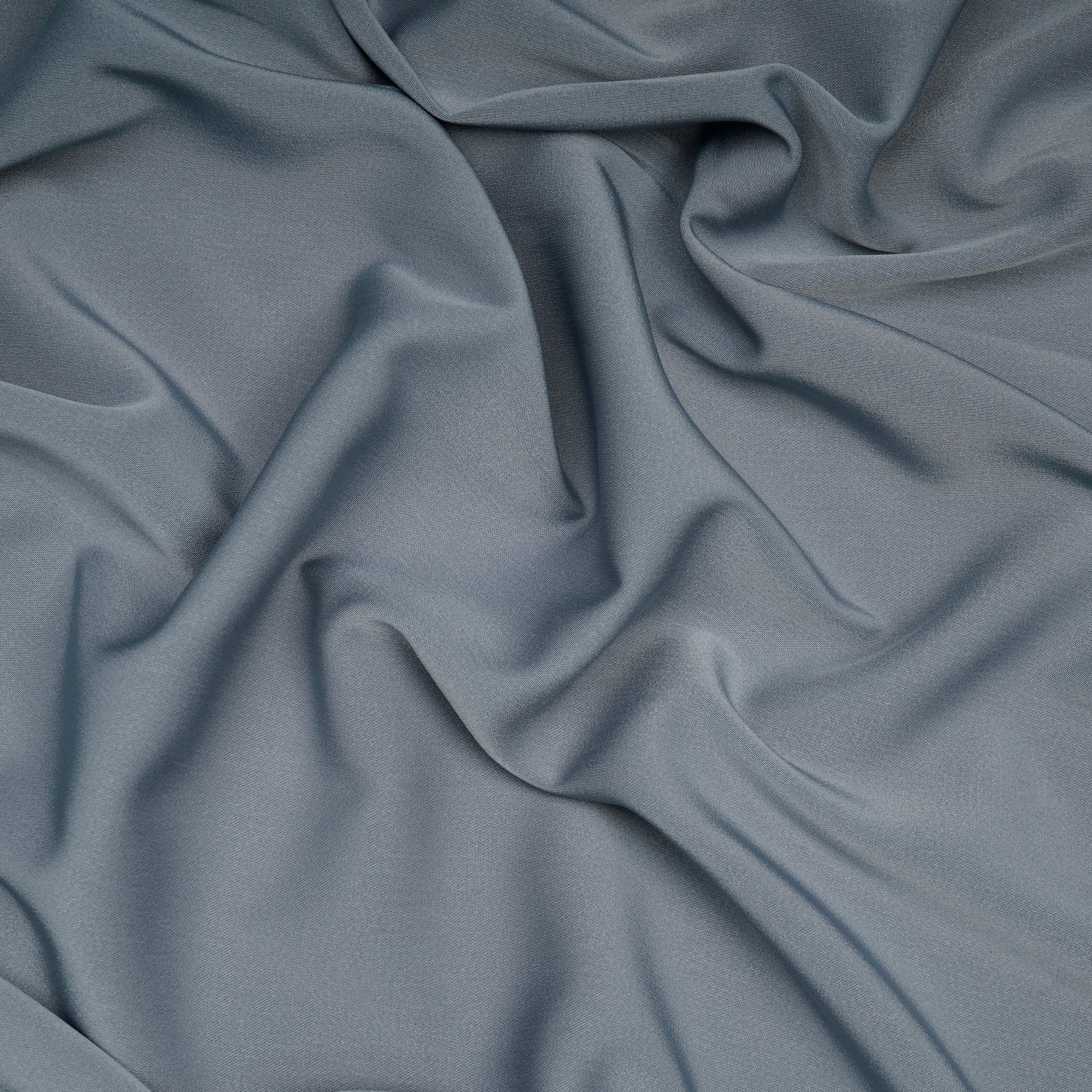 Quarry Solid Dyed Imported Prada Crepe Fabric (60" Width)