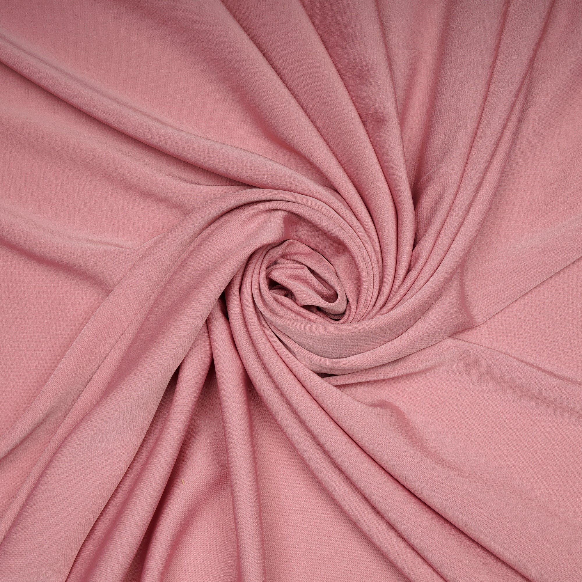 Peach Solid Dyed Imported Prada Crepe Fabric (60" Width)