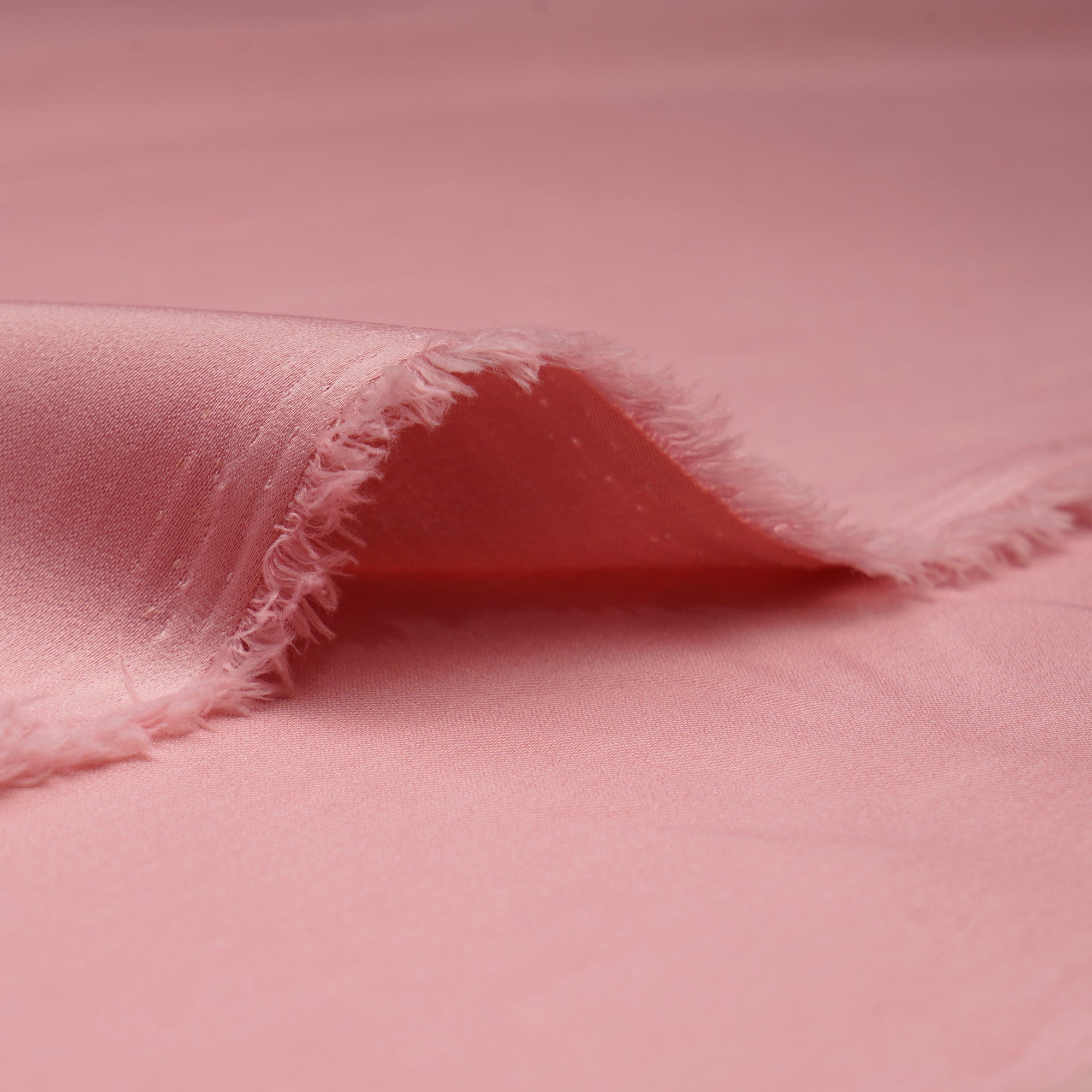 Peach Solid Dyed Imported Prada Crepe Fabric (60" Width)