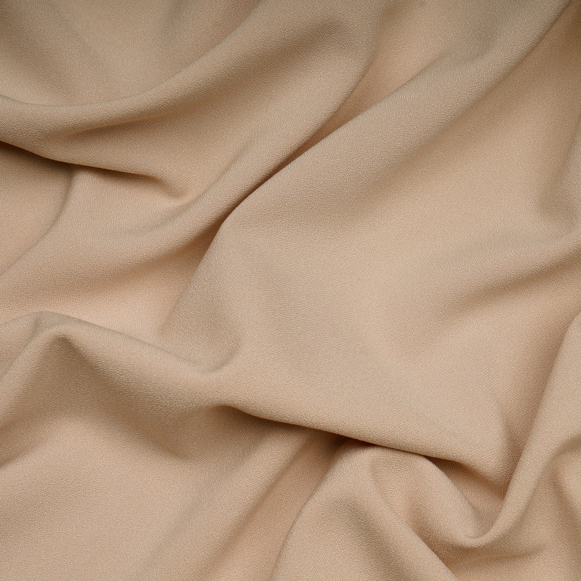 Pebble Solid Dyed Imported Moss Crepe Fabric (60" Width)
