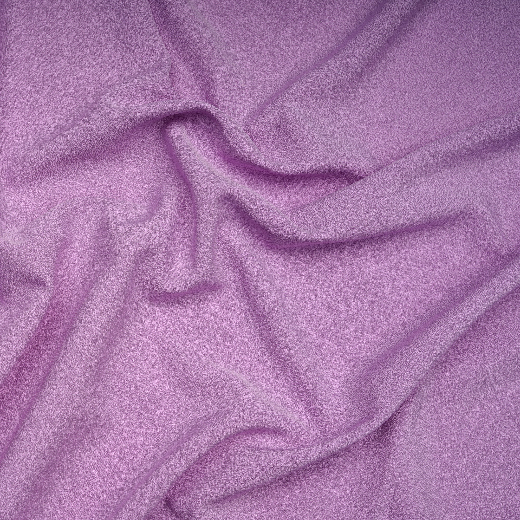 Lavender Solid Dyed Imported Moss Crepe Fabric (60" Width)