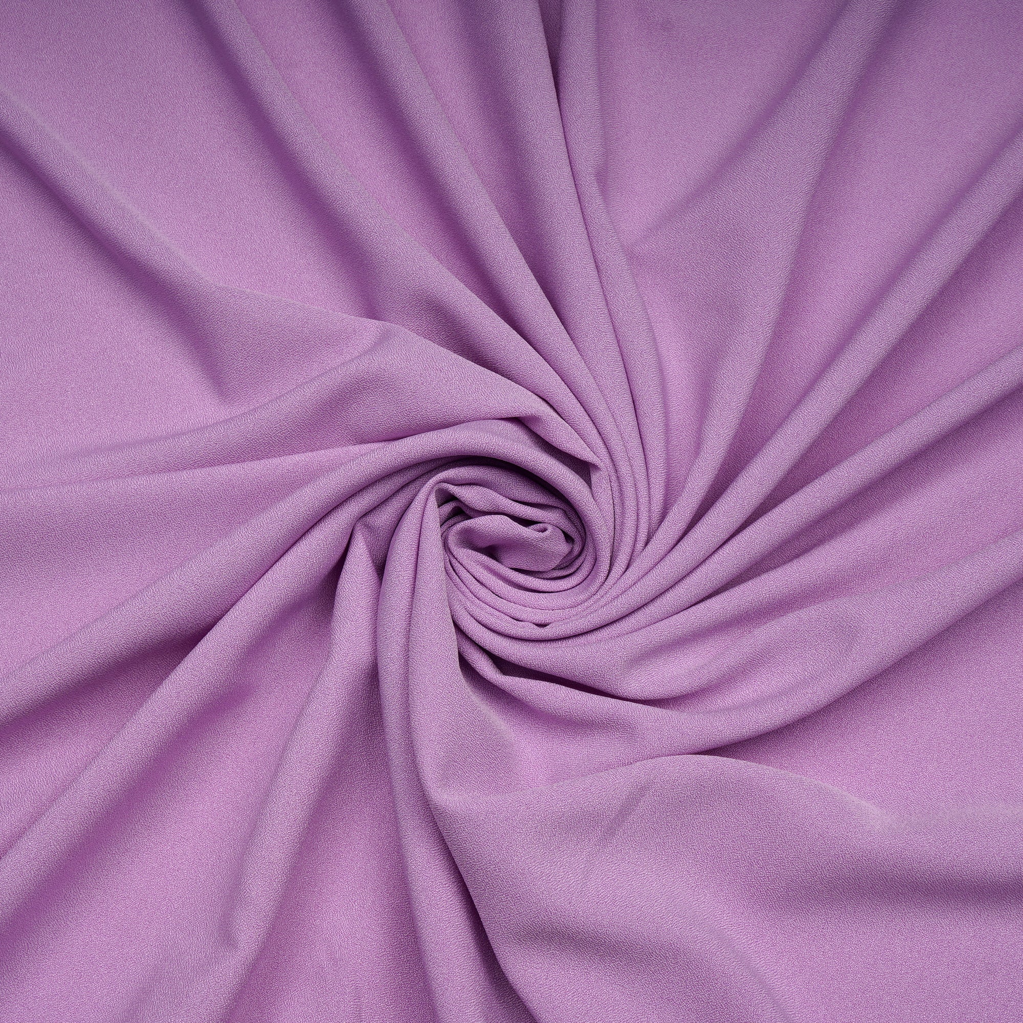 Lavender Solid Dyed Imported Moss Crepe Fabric (60" Width)