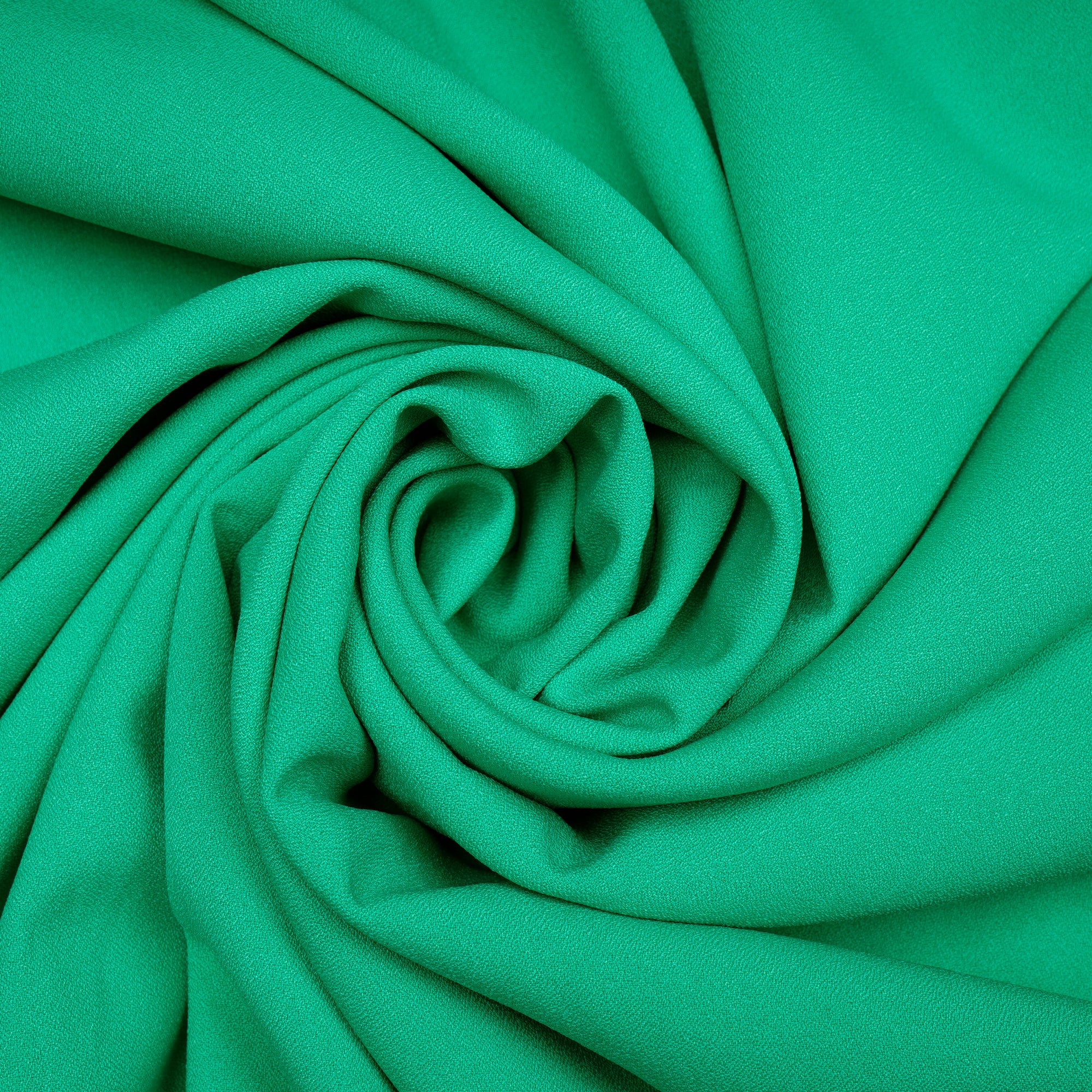 Mint Green Solid Dyed Imported Moss Crepe Fabric (60" Width)