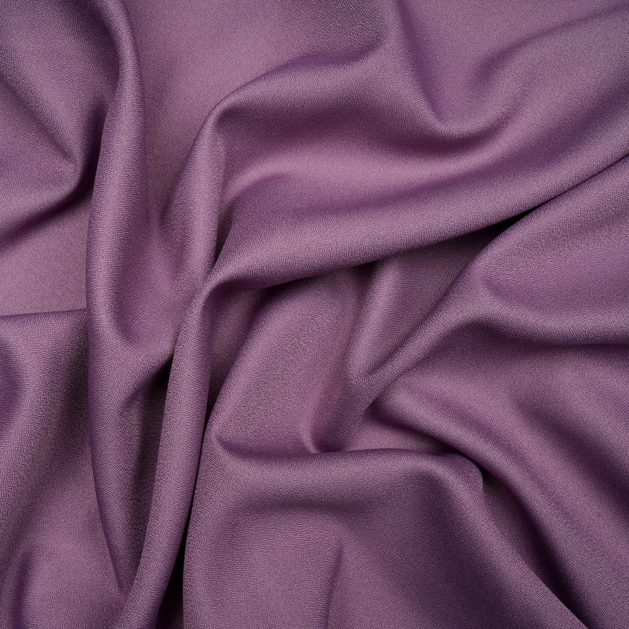 Grape Shake Solid Dyed Imported Amazon Moss Crepe Fabric (60" Width)