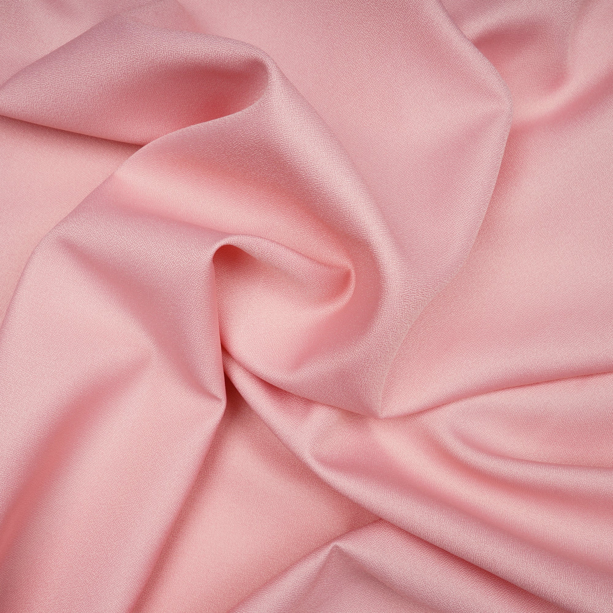 Strawberry Cream Solid Dyed Imported Amazon Moss Crepe Fabric (60" Width)