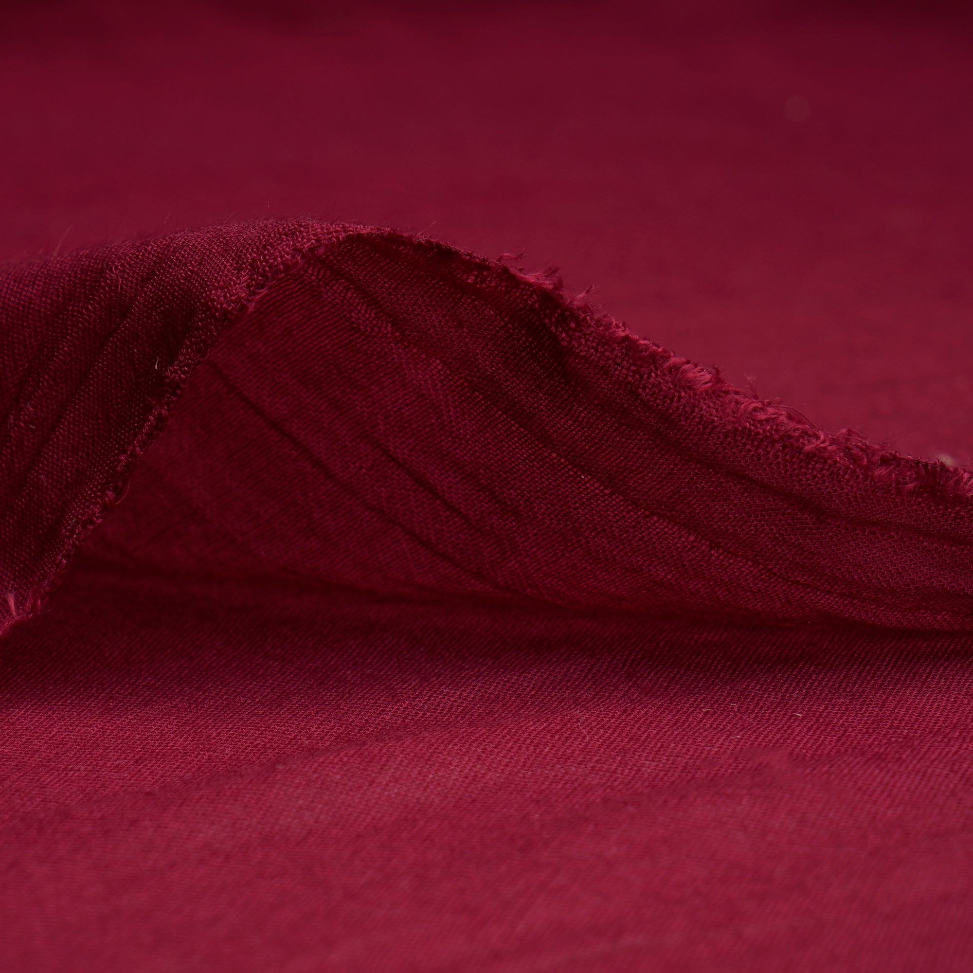 Maroon Solid Dyed Imported Ice Voile Fabric (60" Width)