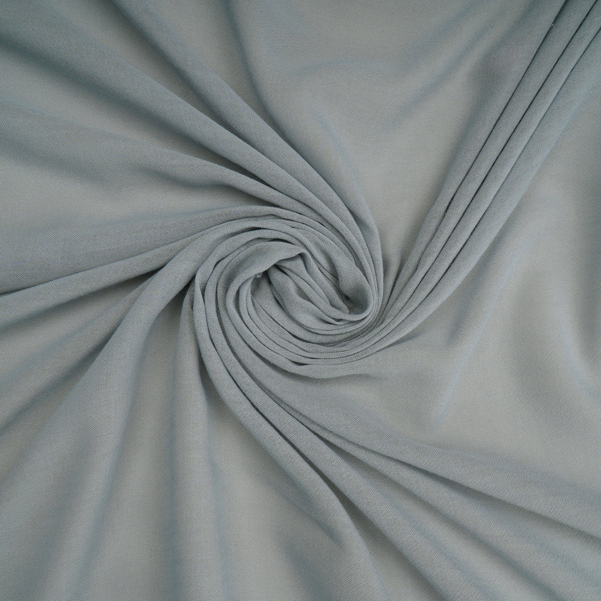 Grey Solid Dyed Imported Ice Voile Fabric (60" Width)