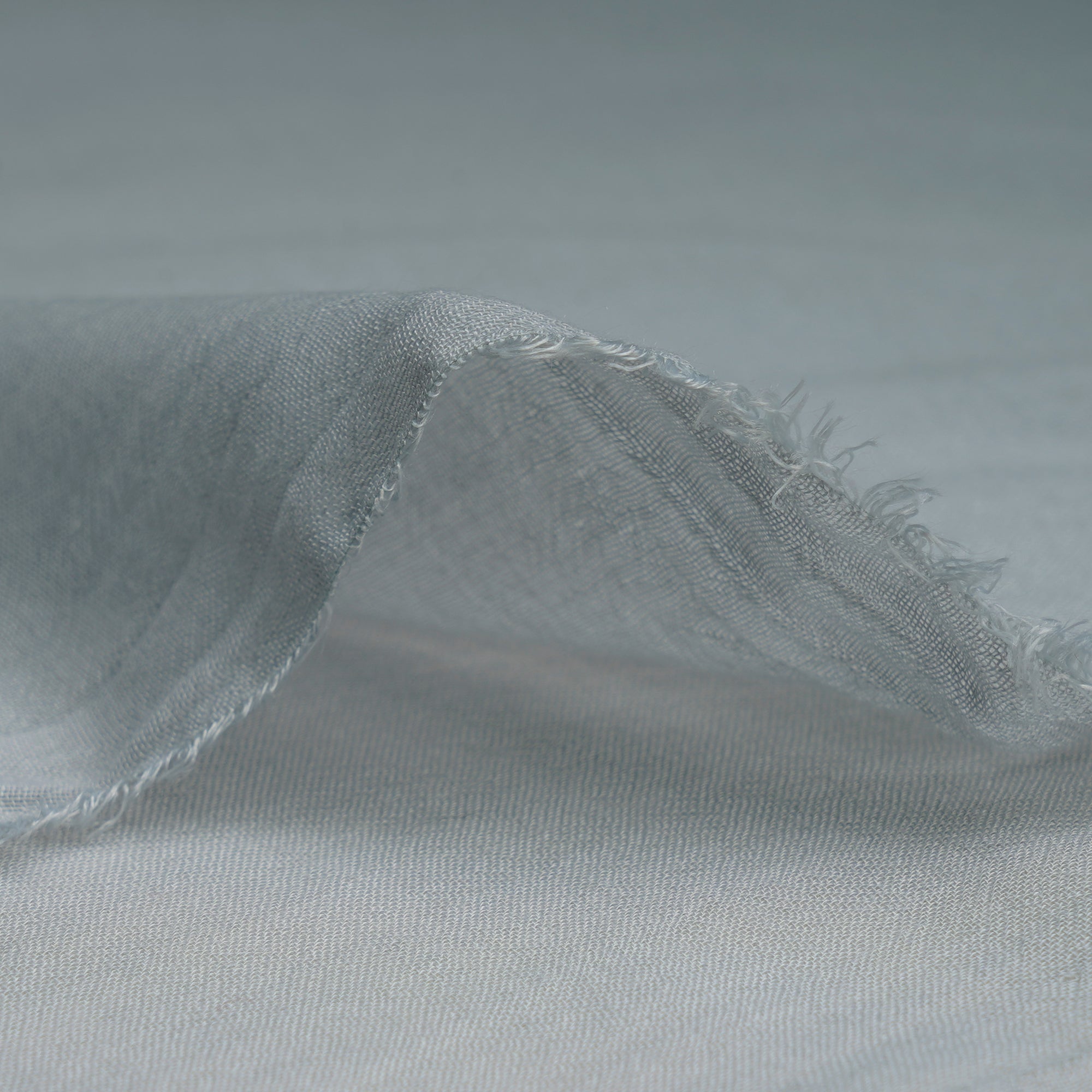 Grey Solid Dyed Imported Ice Voile Fabric (60" Width)