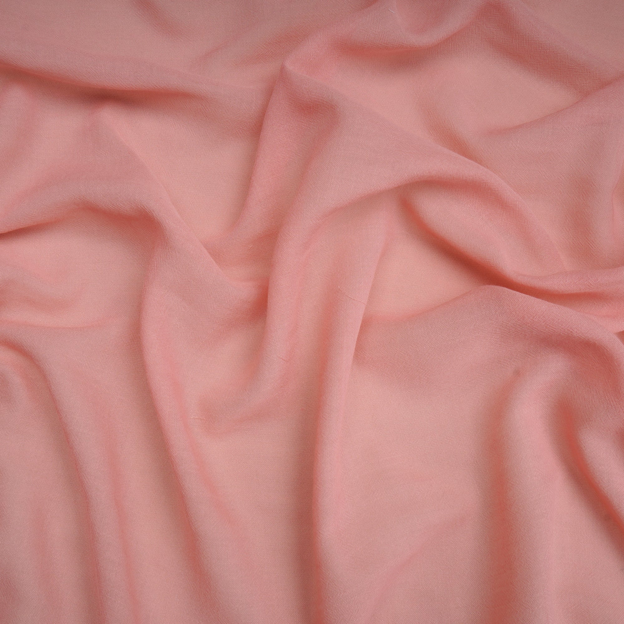 Peach Solid Dyed Imported Ice Voile Fabric (60" Width)