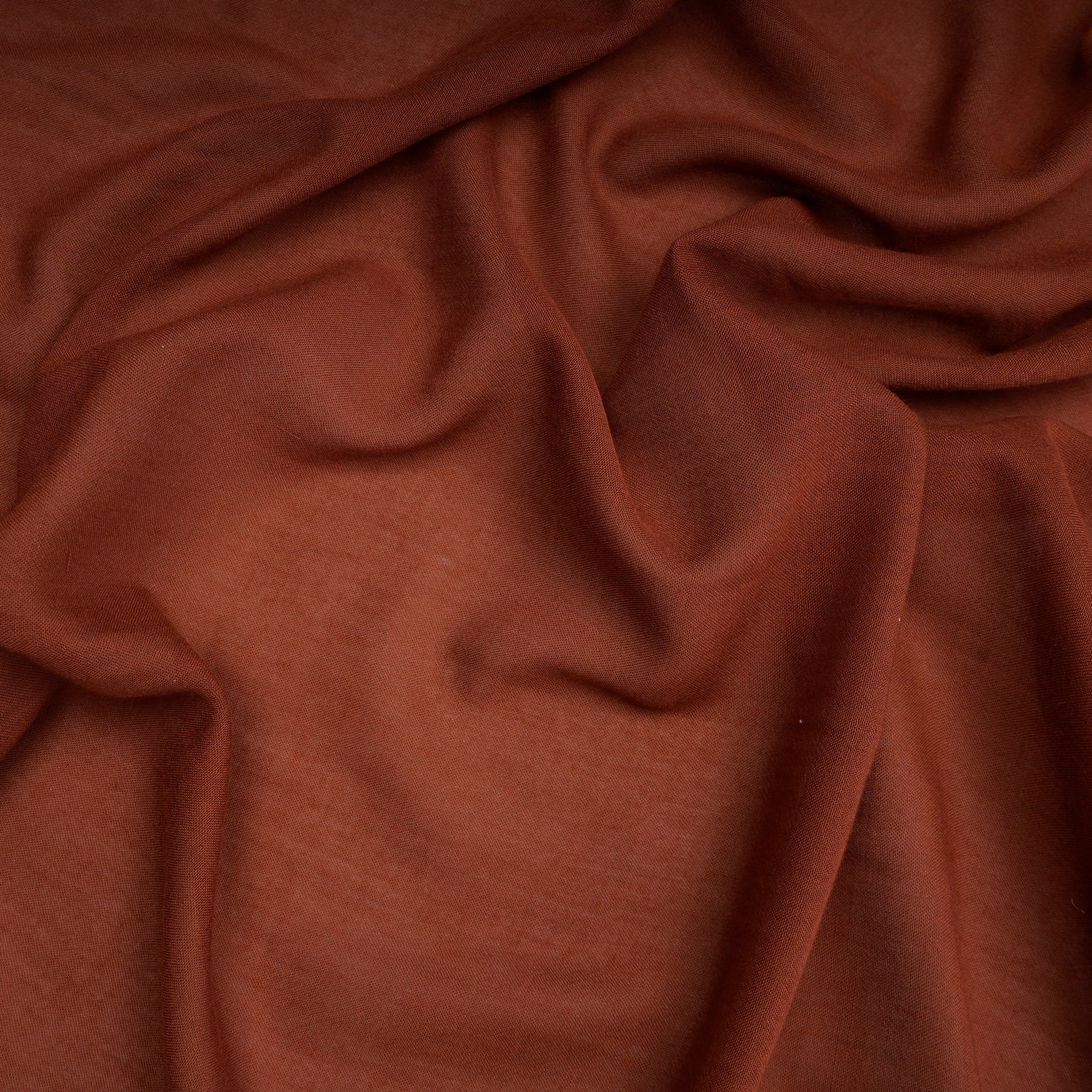 Brown Solid Dyed Imported Ice Voile Fabric (60" Width)