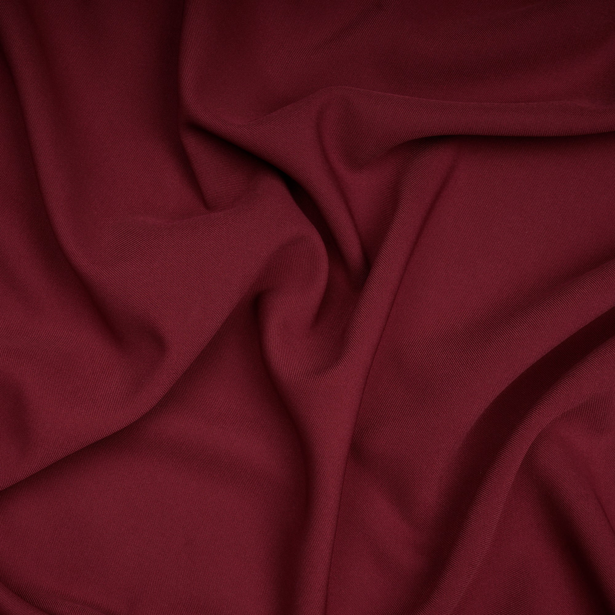 Biking Red Solid Dyed Imported British Twill Fabric (60" Width)
