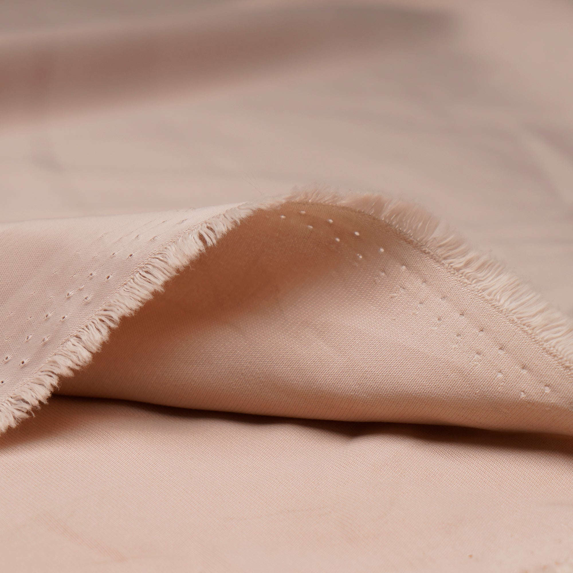 Whisper Pink Solid Dyed Imported Crunchy Satin Fabric (60" Width)