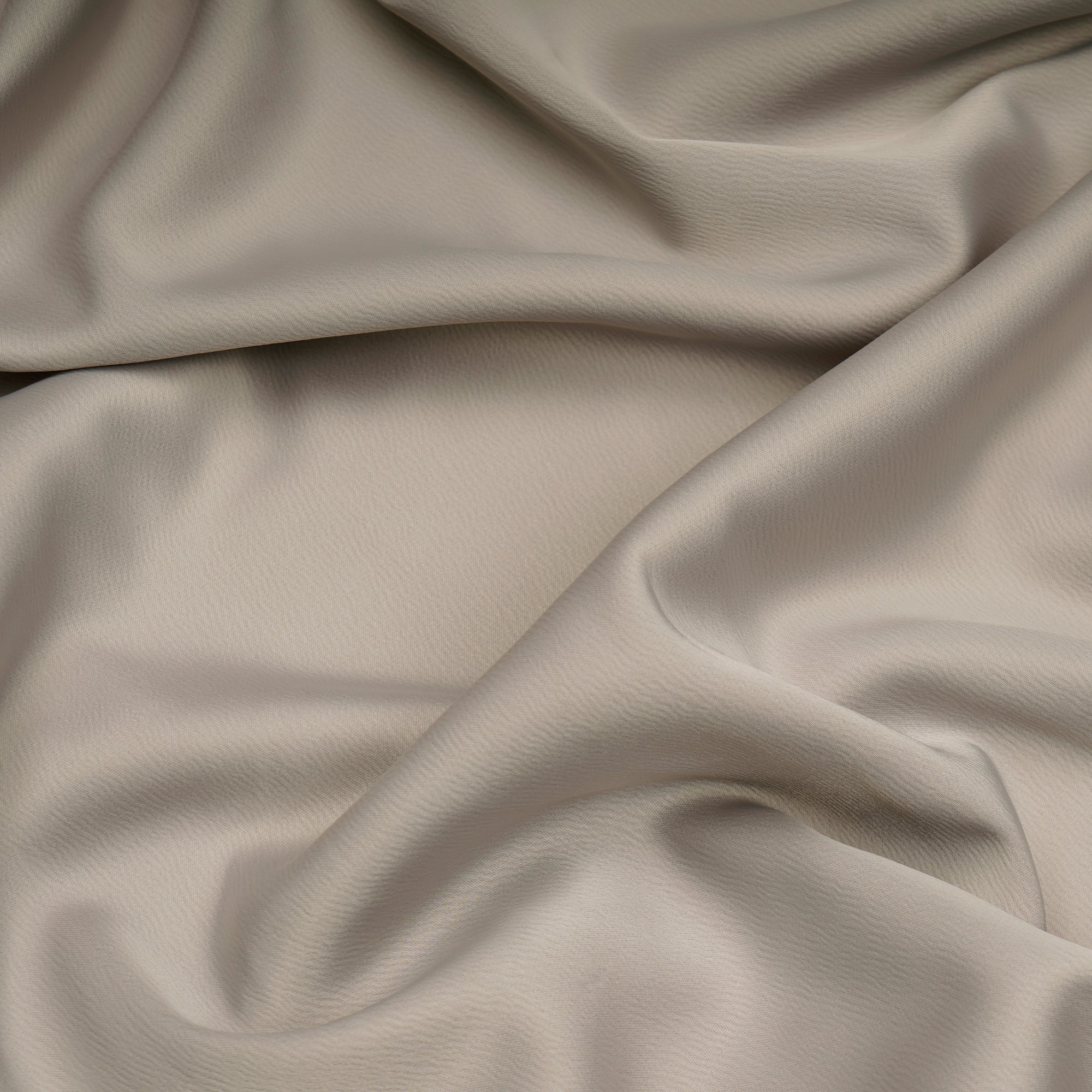 Silver Lining Solid Dyed Imported Crunchy Satin Fabric (60" Width)