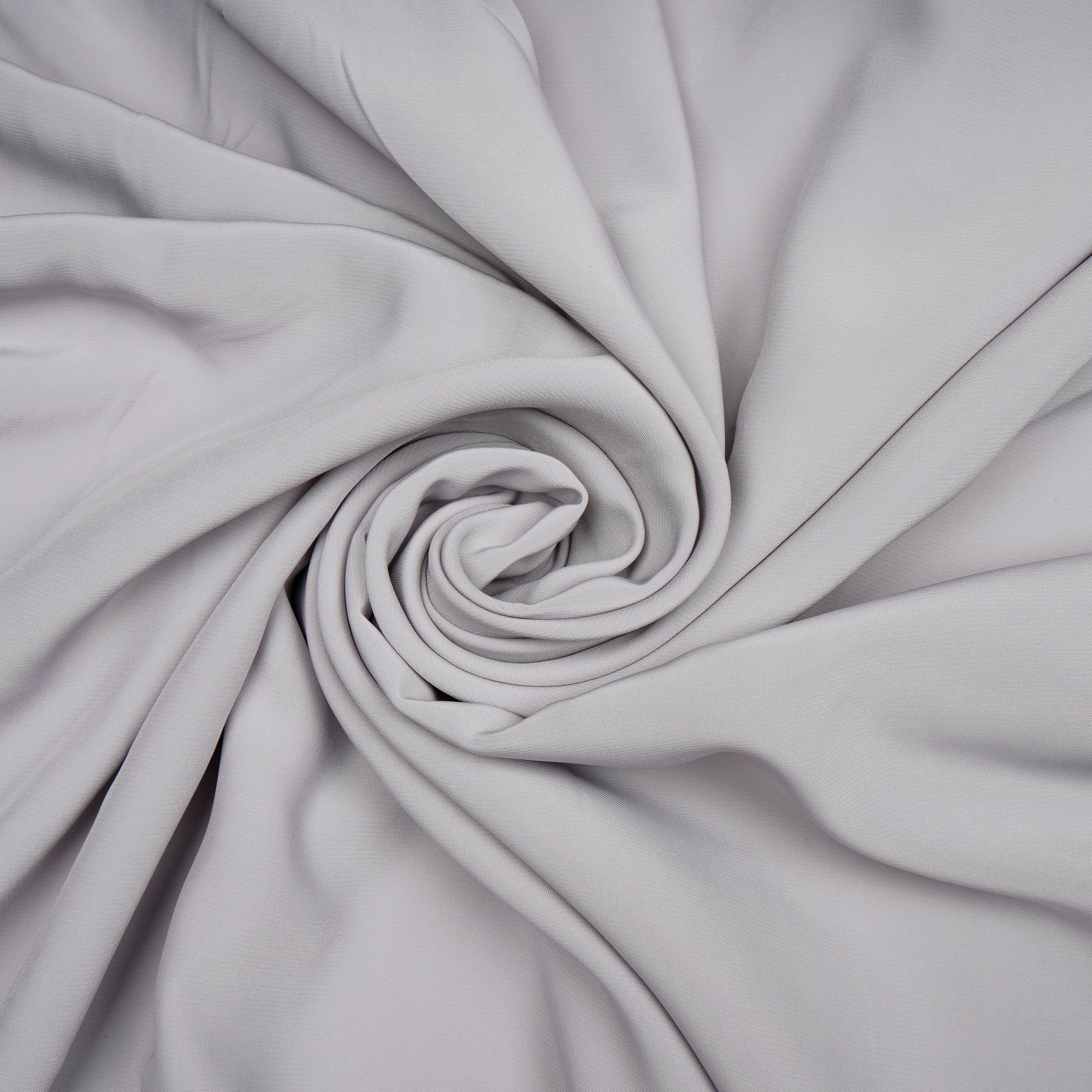 Light Gray Solid Dyed Imported Velvet Satin Fabric (60" Width)