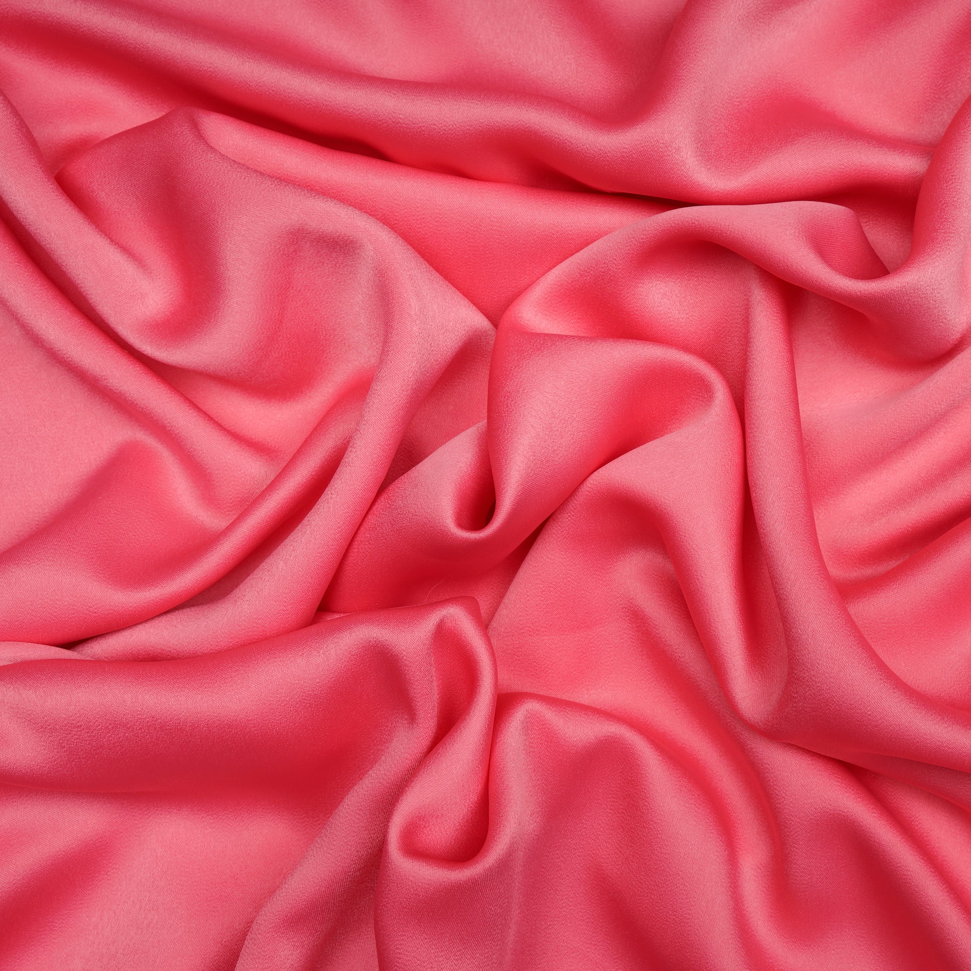 Camellia Rose Solid Dyed Imported Velvet Satin Fabric (60" Width)