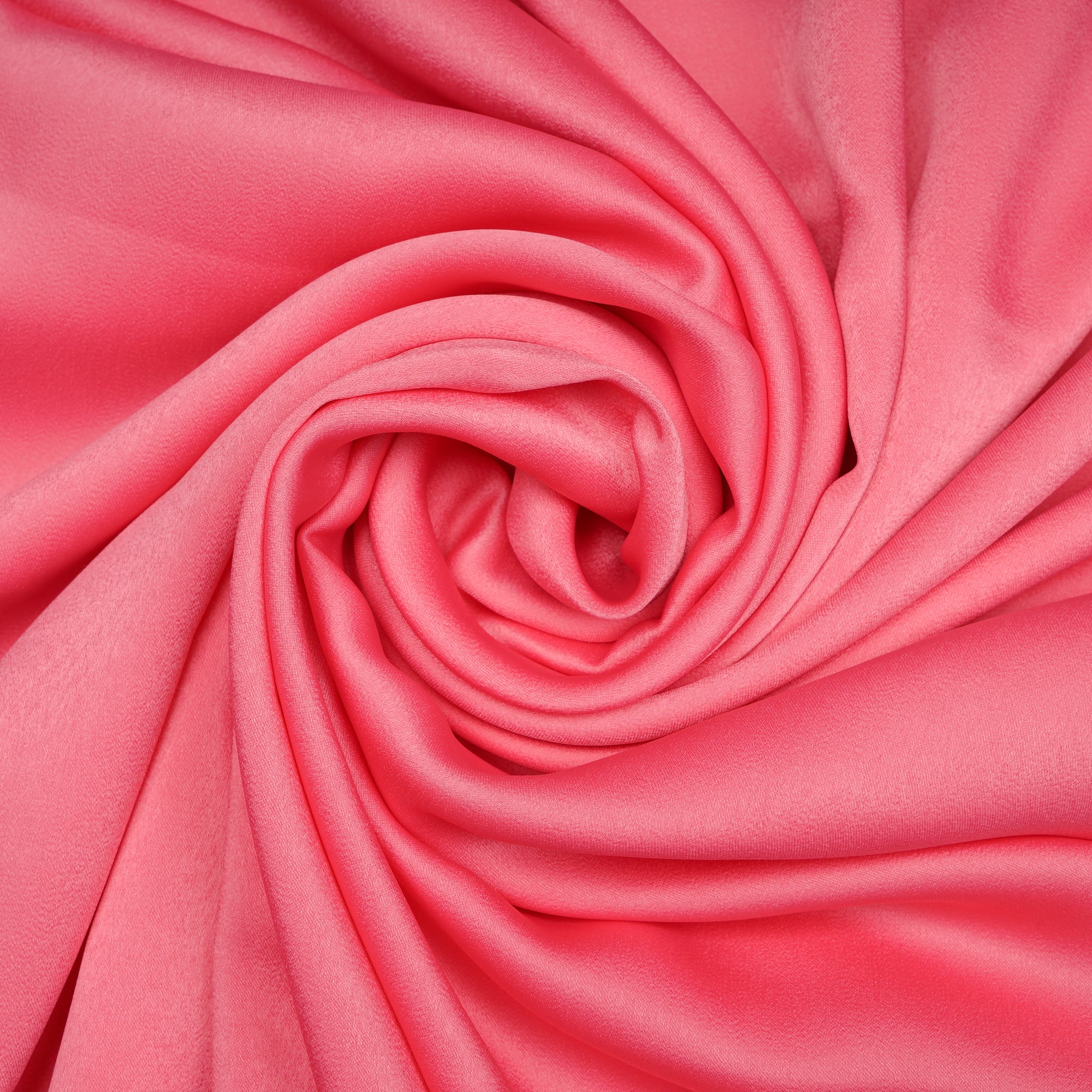 Camellia Rose Solid Dyed Imported Velvet Satin Fabric (60" Width)