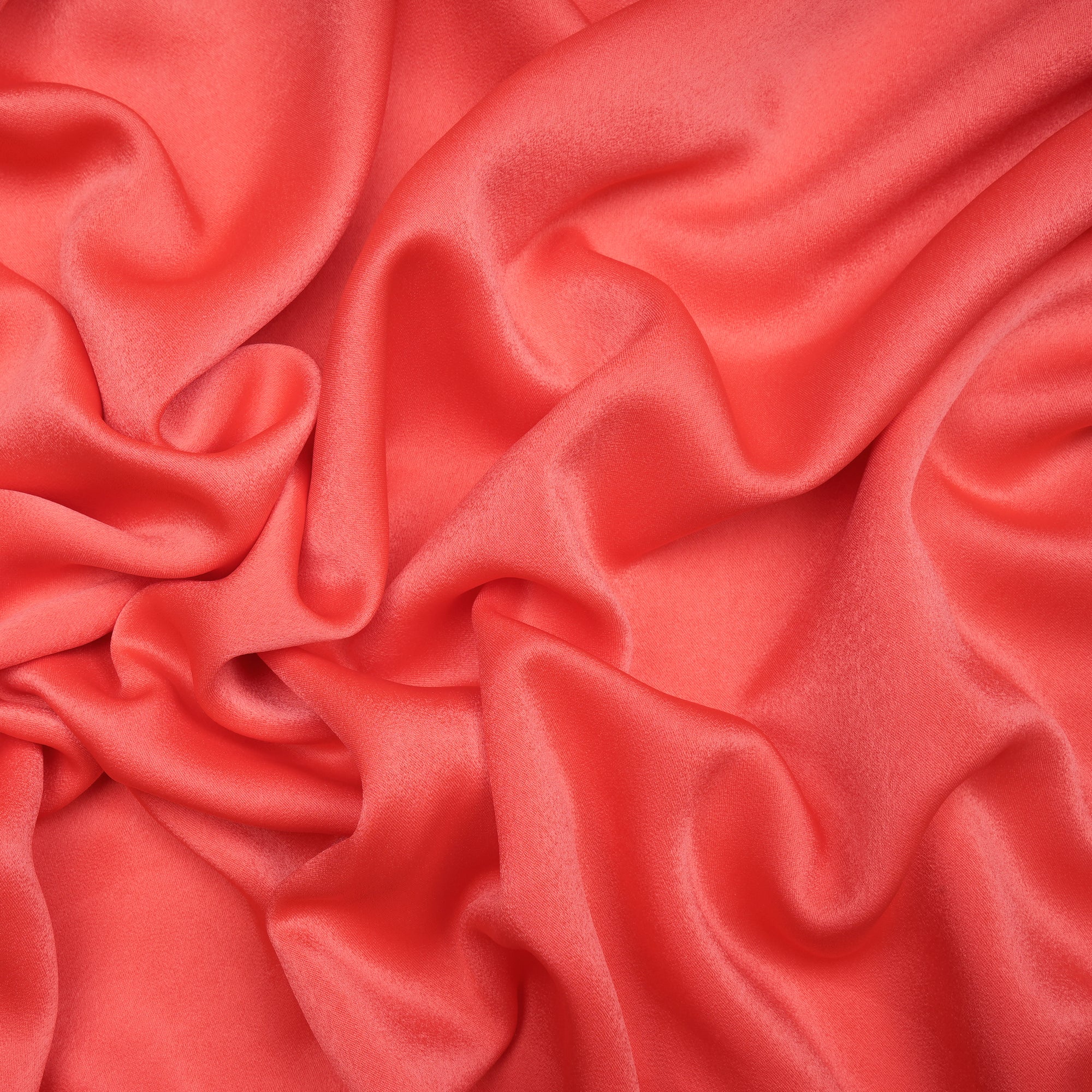 Rouge Red Solid Dyed Imported Velvet Satin Fabric (60" Width)