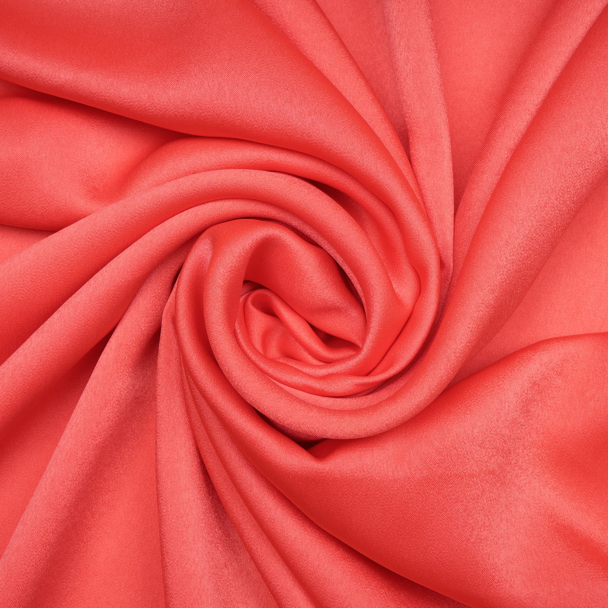 Rouge Red Solid Dyed Imported Velvet Satin Fabric (60" Width)