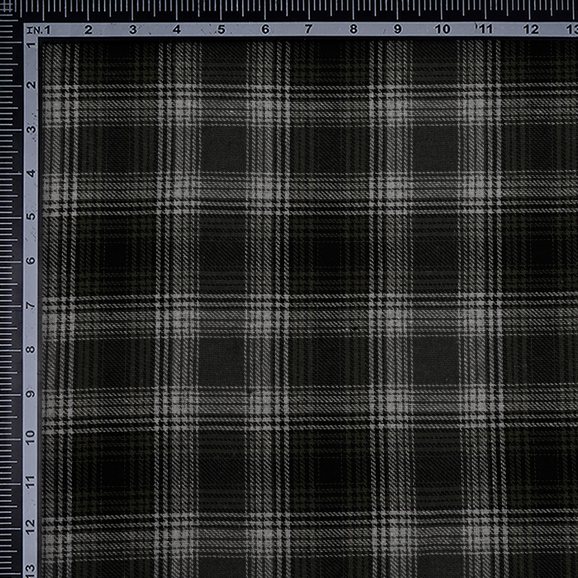 Multi Color Yarn Dyed Cotton Twill Check Fabric (54" Width)