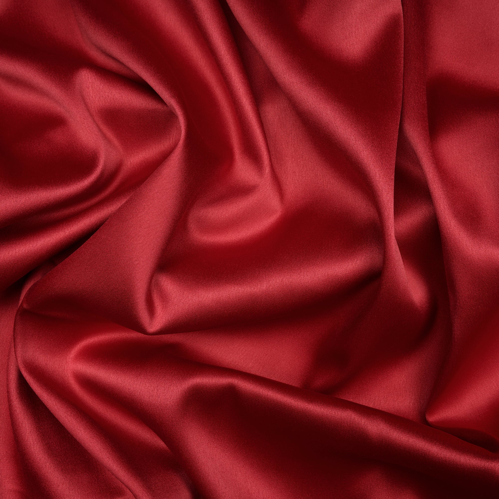 Maroon Solid Dyed Imported Duchess Satin Fabric (60" Width)