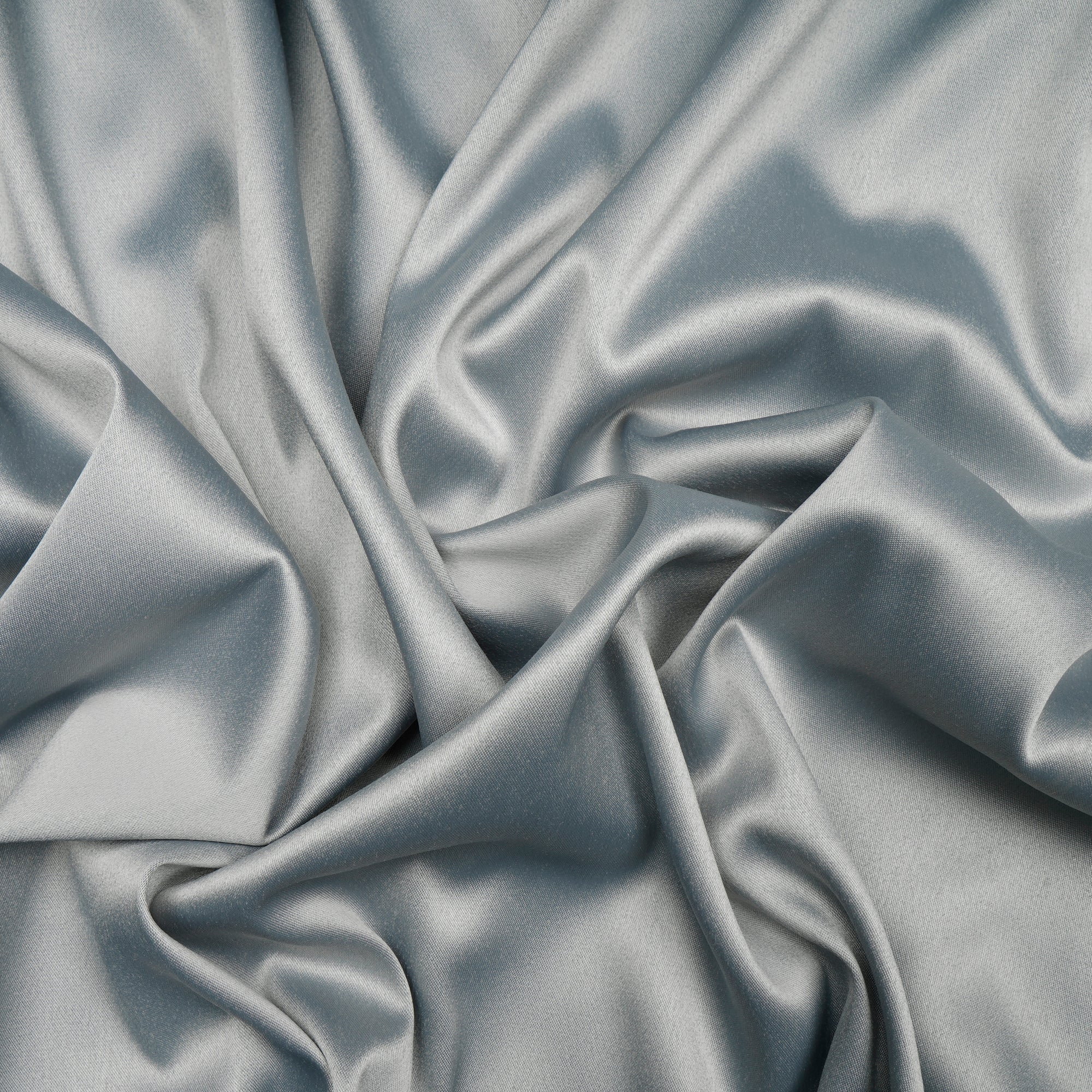 Light Gray Solid Dyed Imported Duchess Satin Fabric (60" Width)