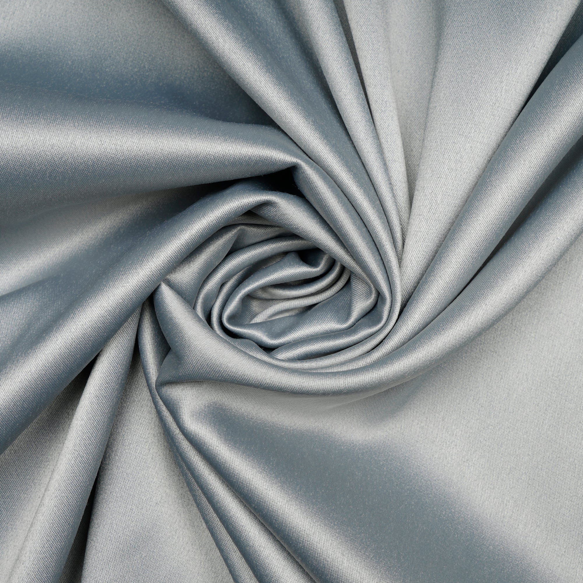 Light Gray Solid Dyed Imported Duchess Satin Fabric (60" Width)