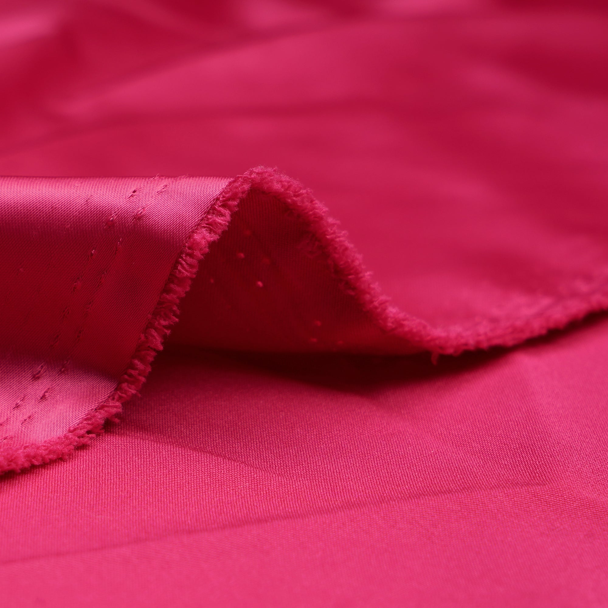 Hot Pink Solid Dyed Imported Duchess Satin Fabric (60" Width)