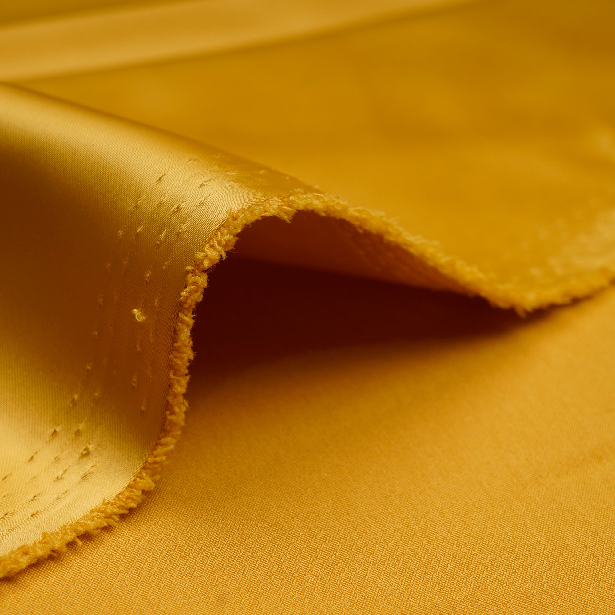 Mustard Solid Dyed Imported Duchess Satin Fabric (60" Width)