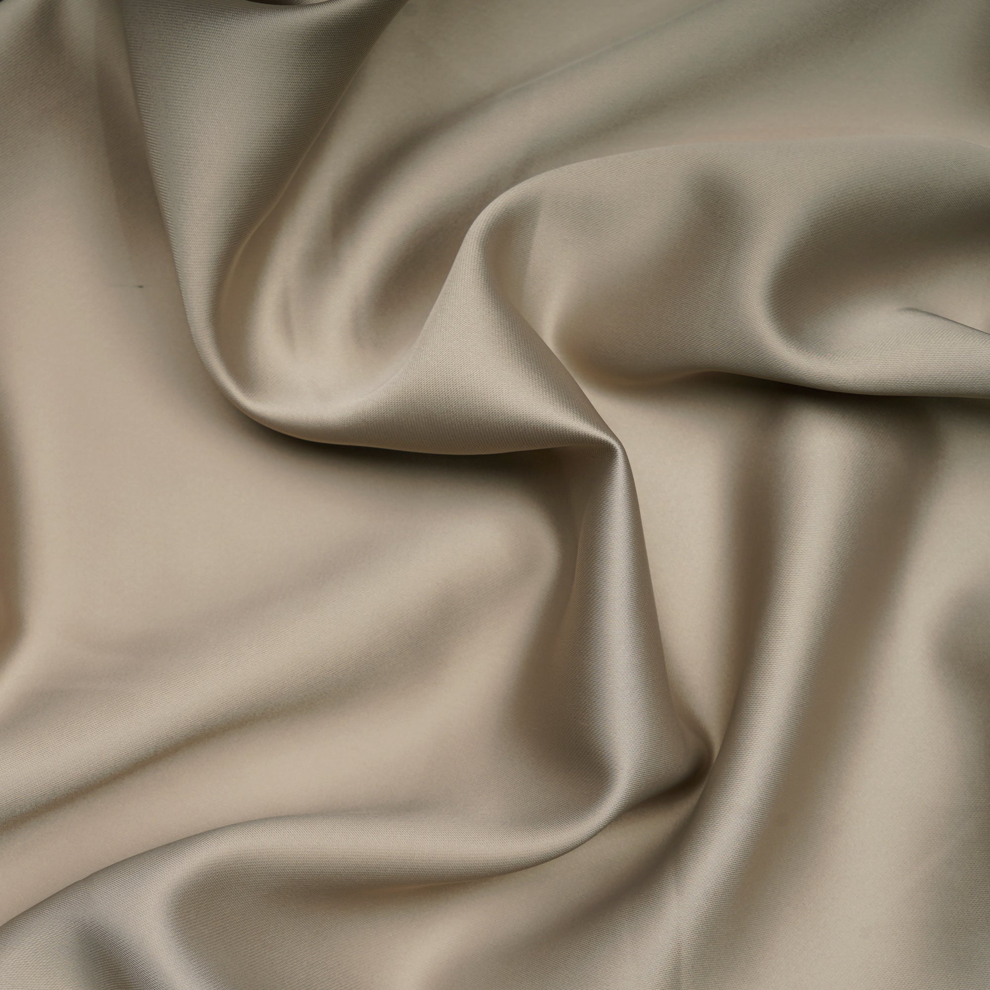 Tidal Foam Solid Dyed Imported Duchess Satin Fabric (60" Width)