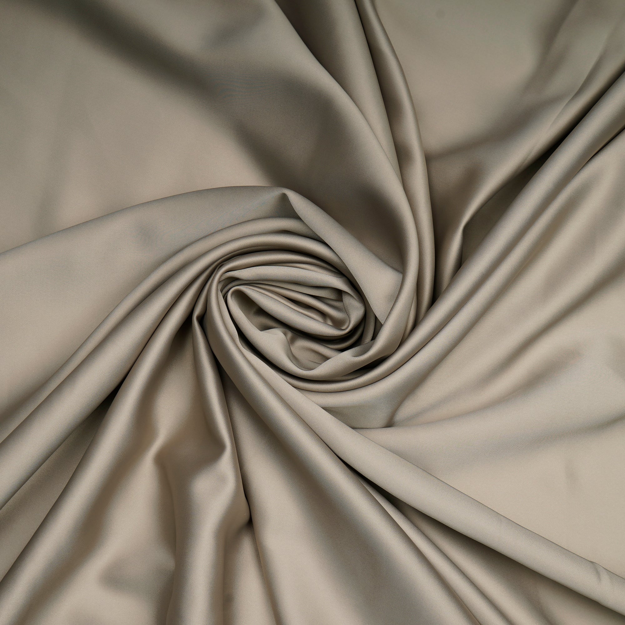 Tidal Foam Solid Dyed Imported Duchess Satin Fabric (60" Width)