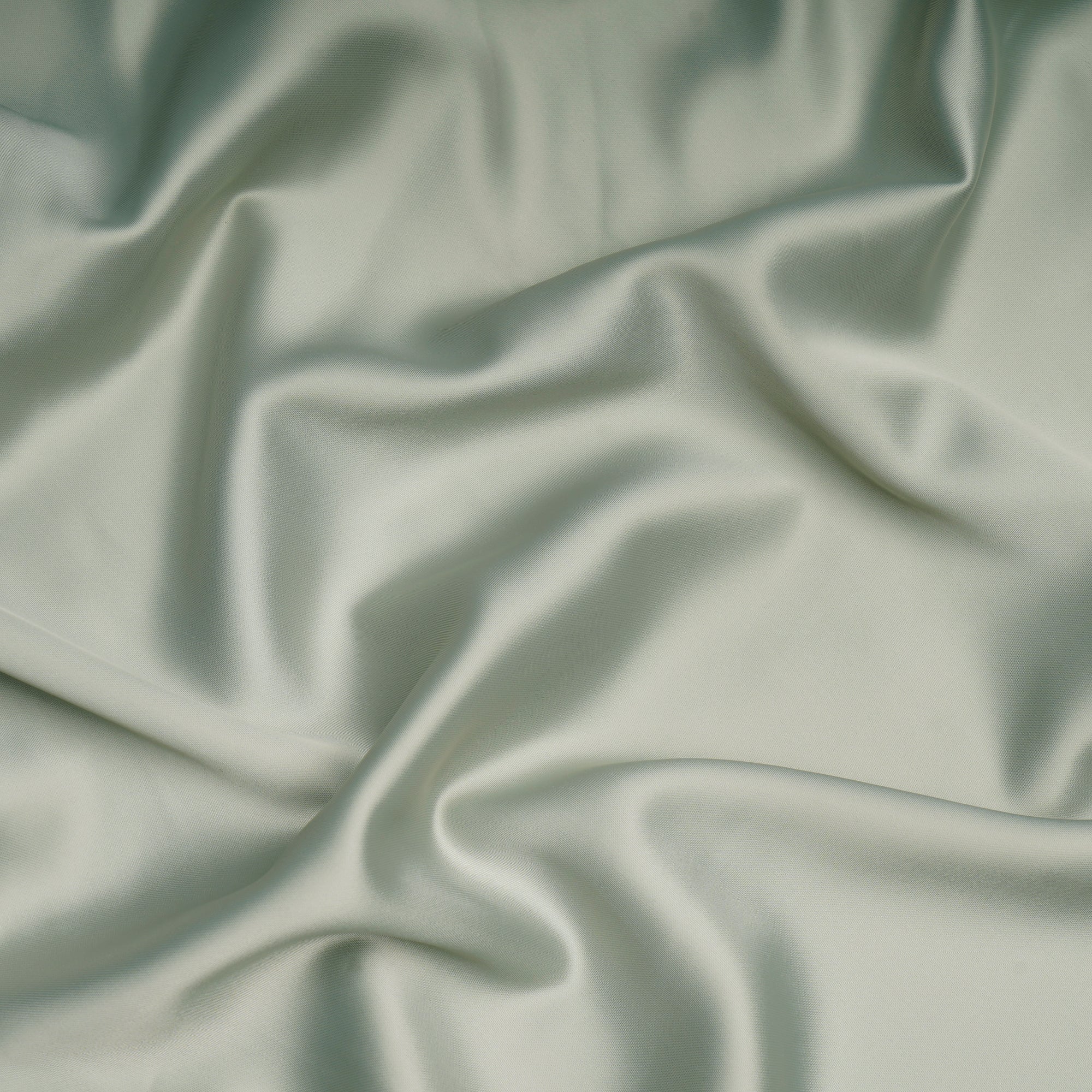 Pista Green Solid Dyed Imported Duchess Satin Fabric (60" Width)