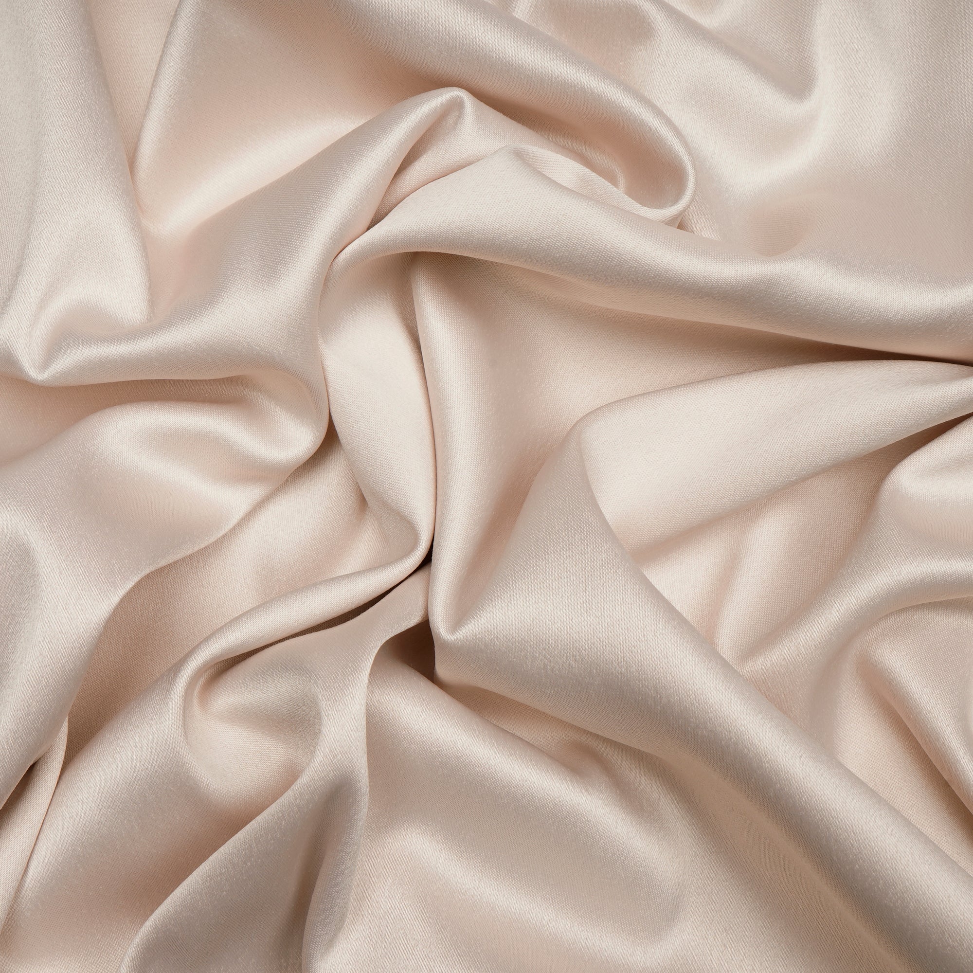 Eggnog Solid Dyed Imported Duchess Satin Fabric (60" Width)